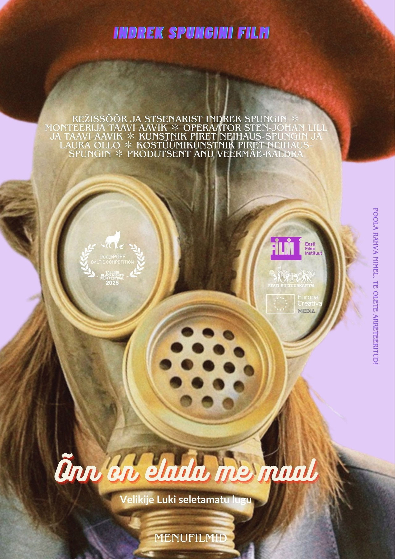 Õnn on elada me maal filmaffisch