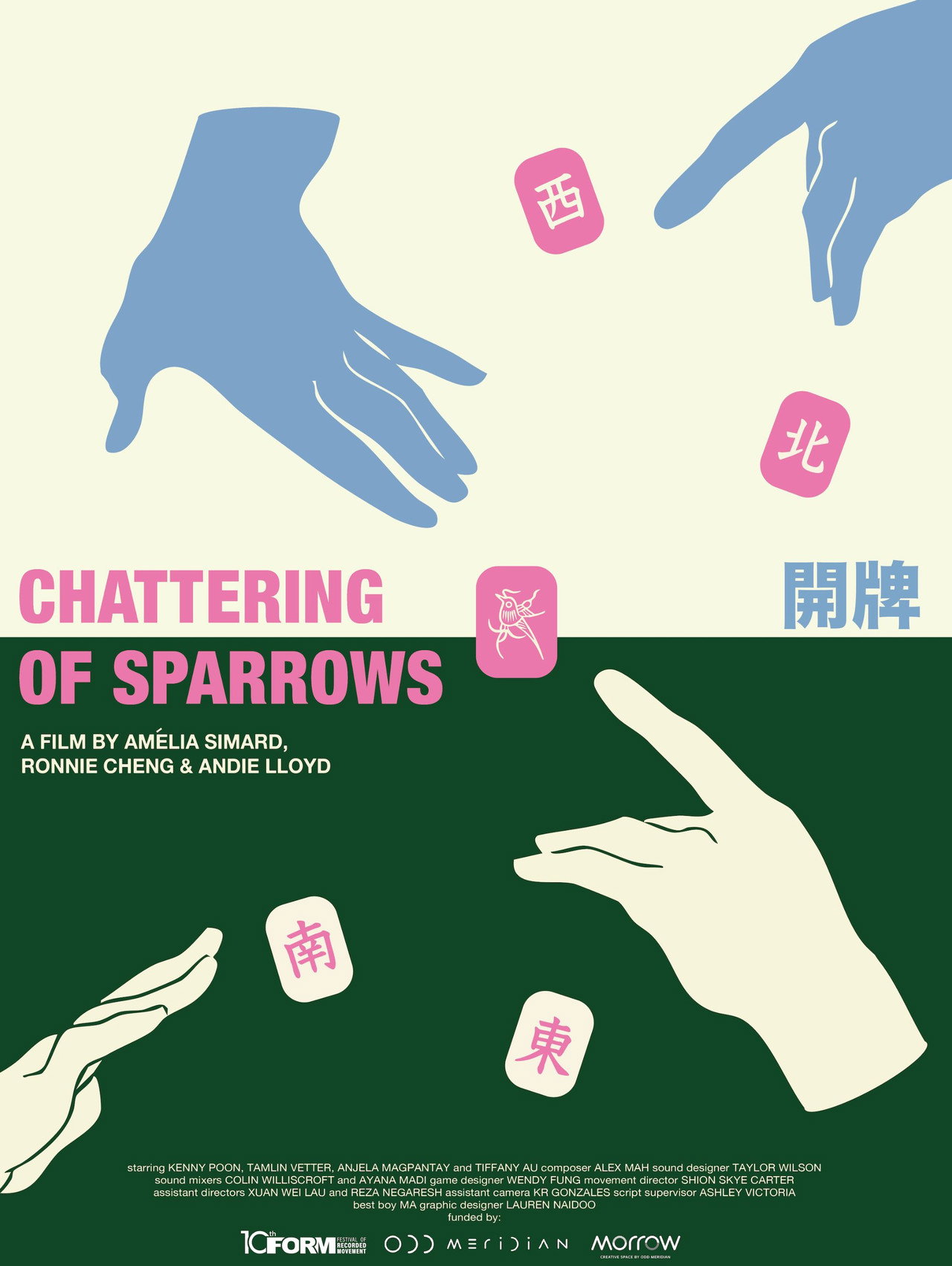chattering of sparrows