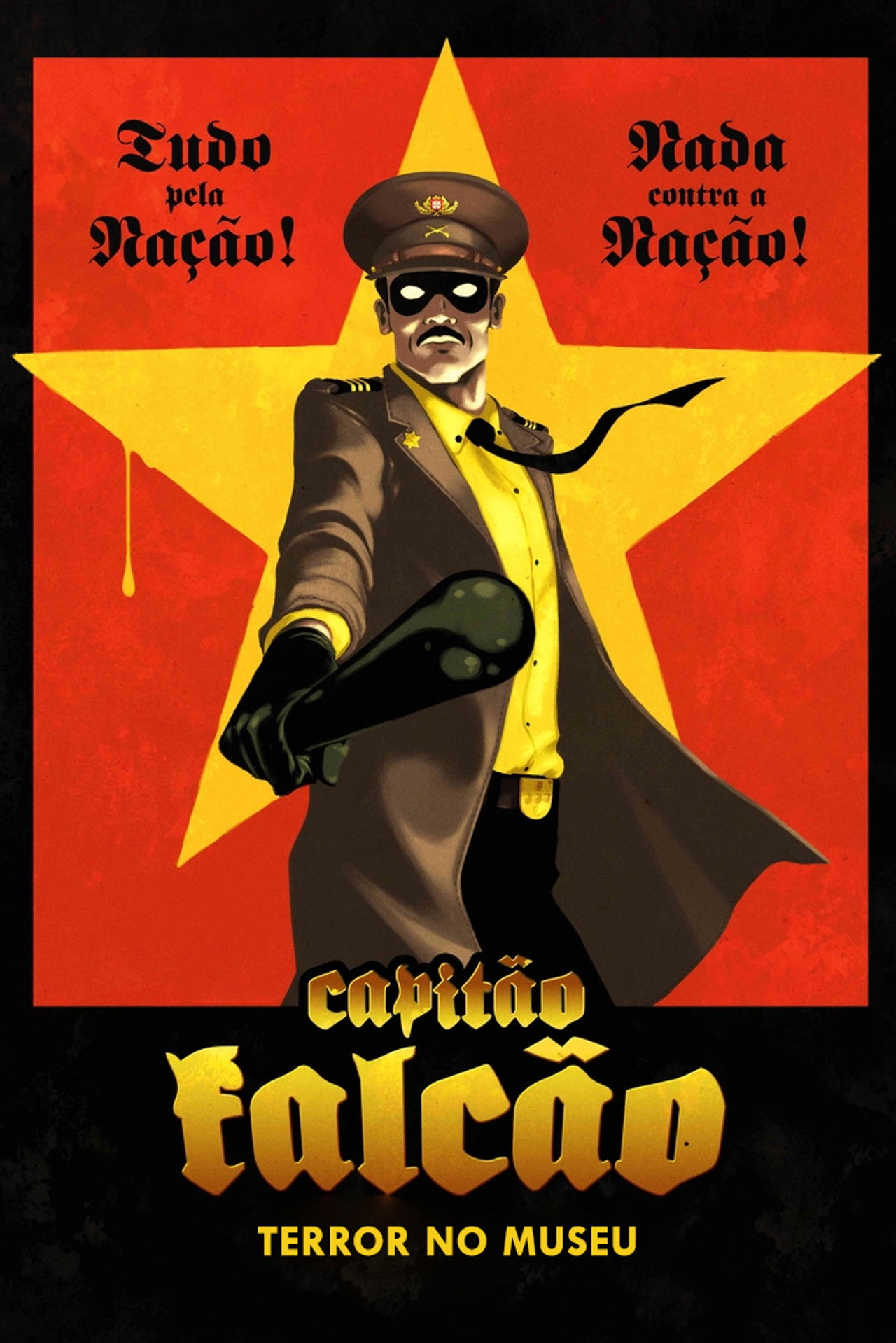 Capitão Falcão: Terror no Museu Backdrop