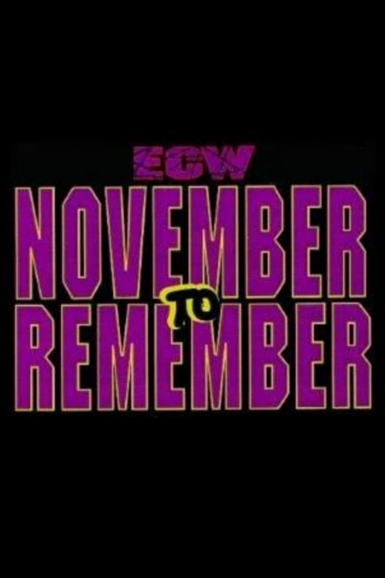 ECW November to Remember 1993 Backdrop