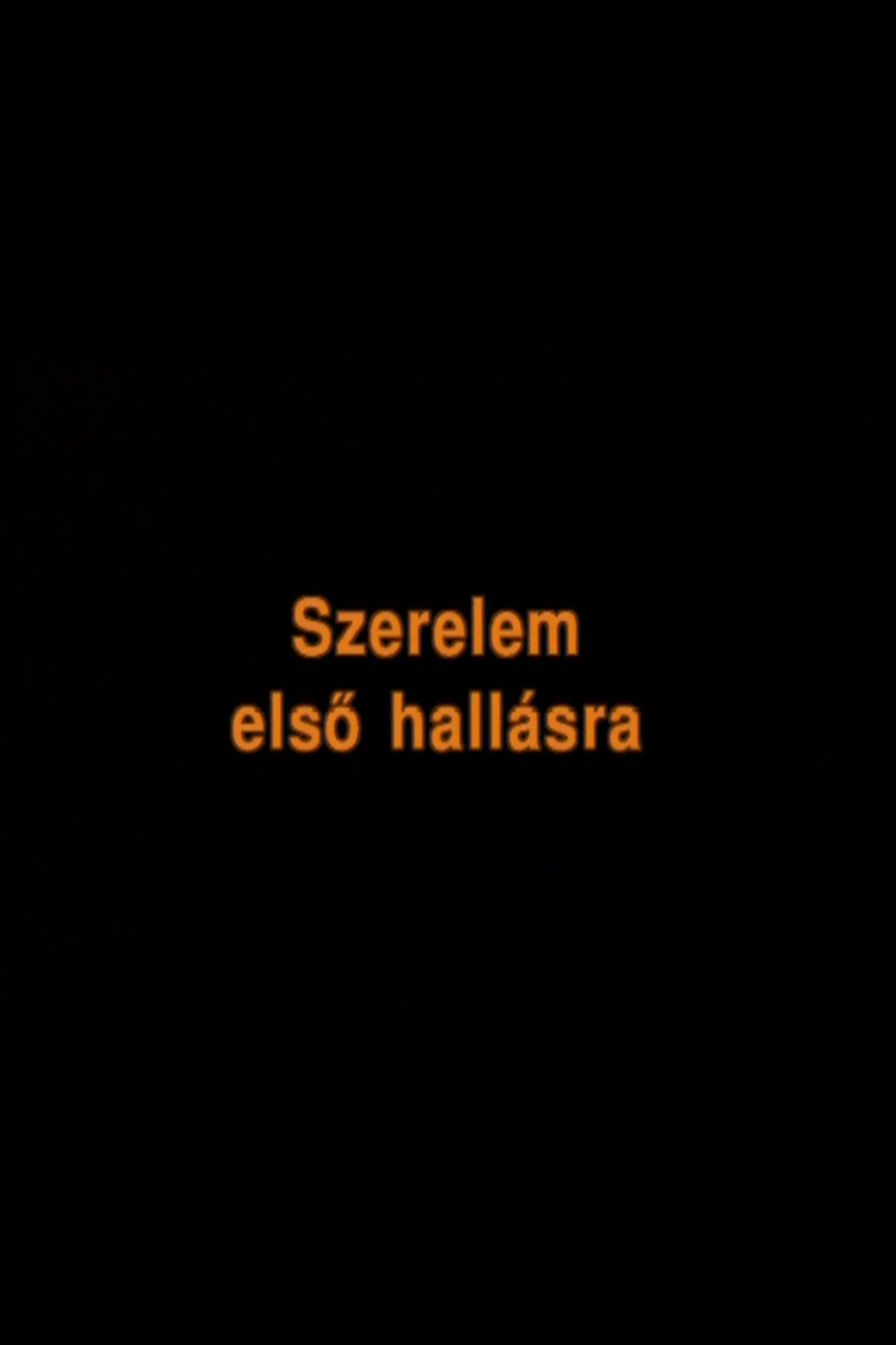 Szerelem első hallásra filmaffisch