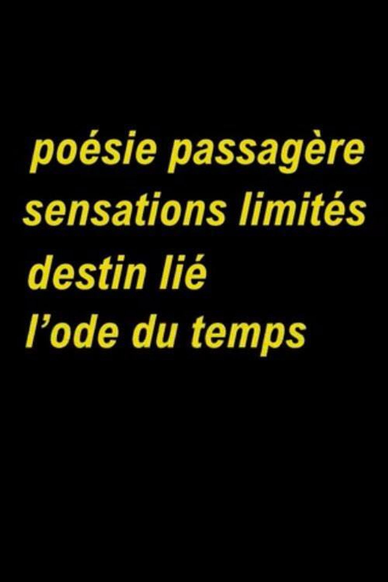 À toi perdu dans tes pensées filmaffisch