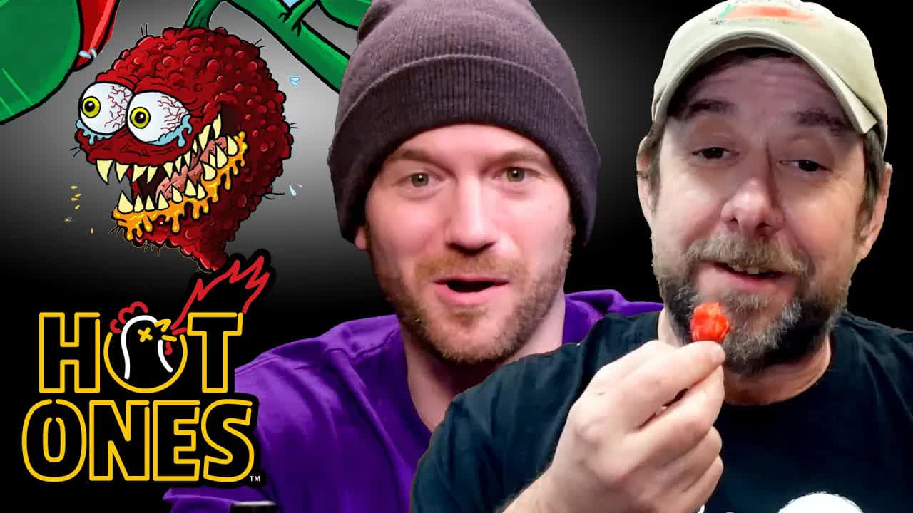 Hot Ones - Season 0 Episode 35 : Sean Evans Gets Schooled on the Carolina Reaper by Smokin’ Ed Currie