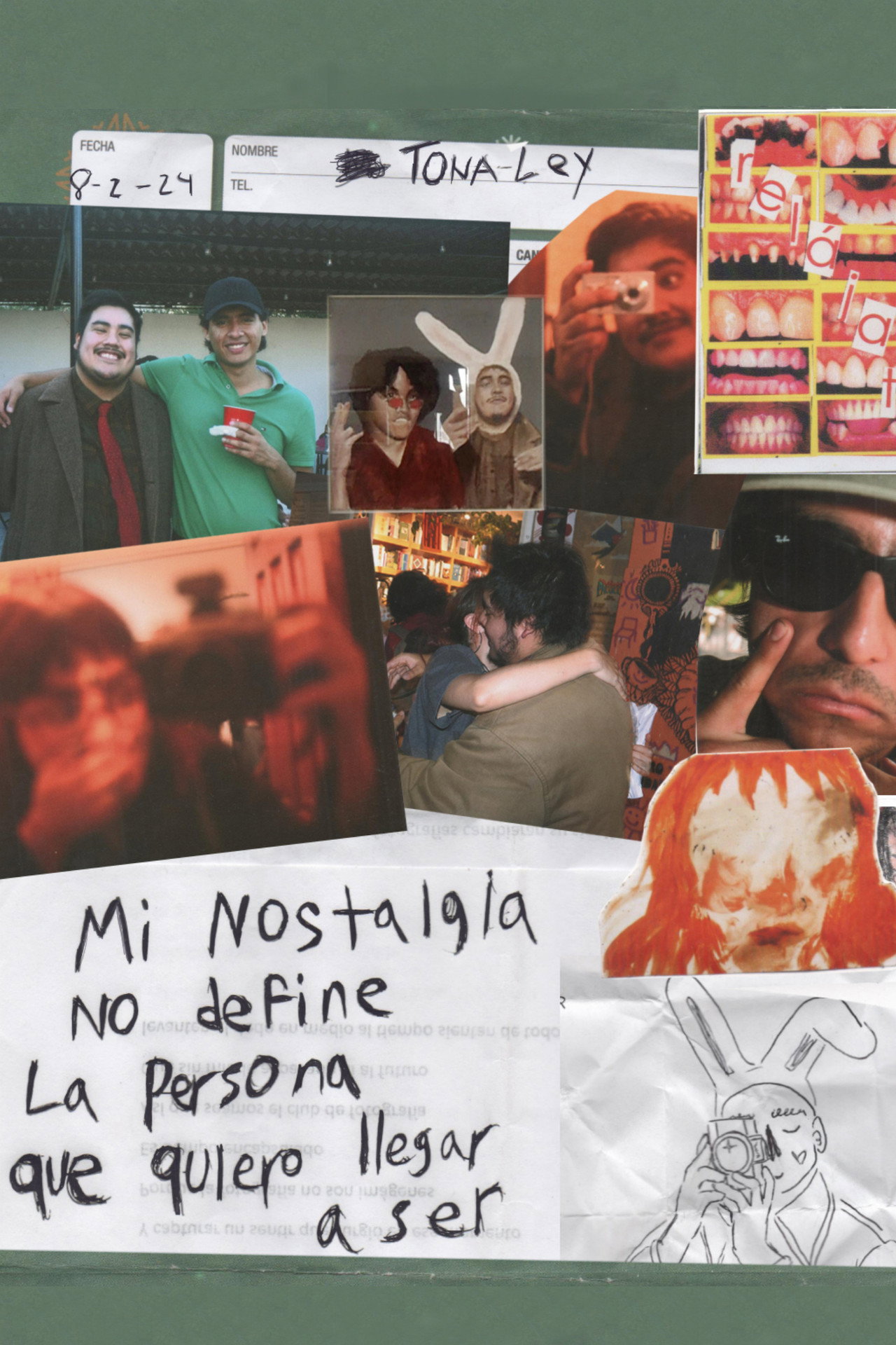 Mi nostalgia no define la persona que queiro llegar a ser poster