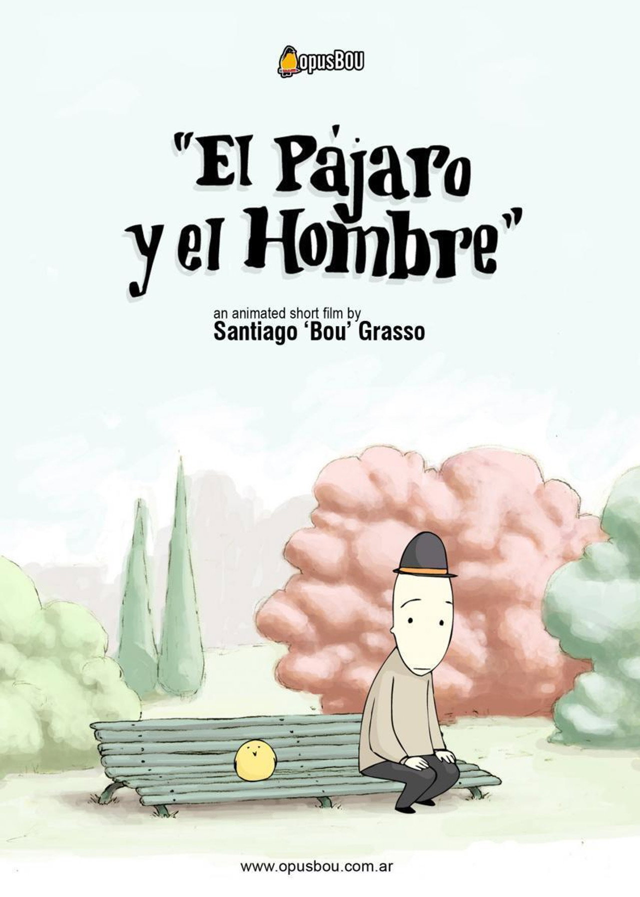 El pájaro y el hombre filmaffisch