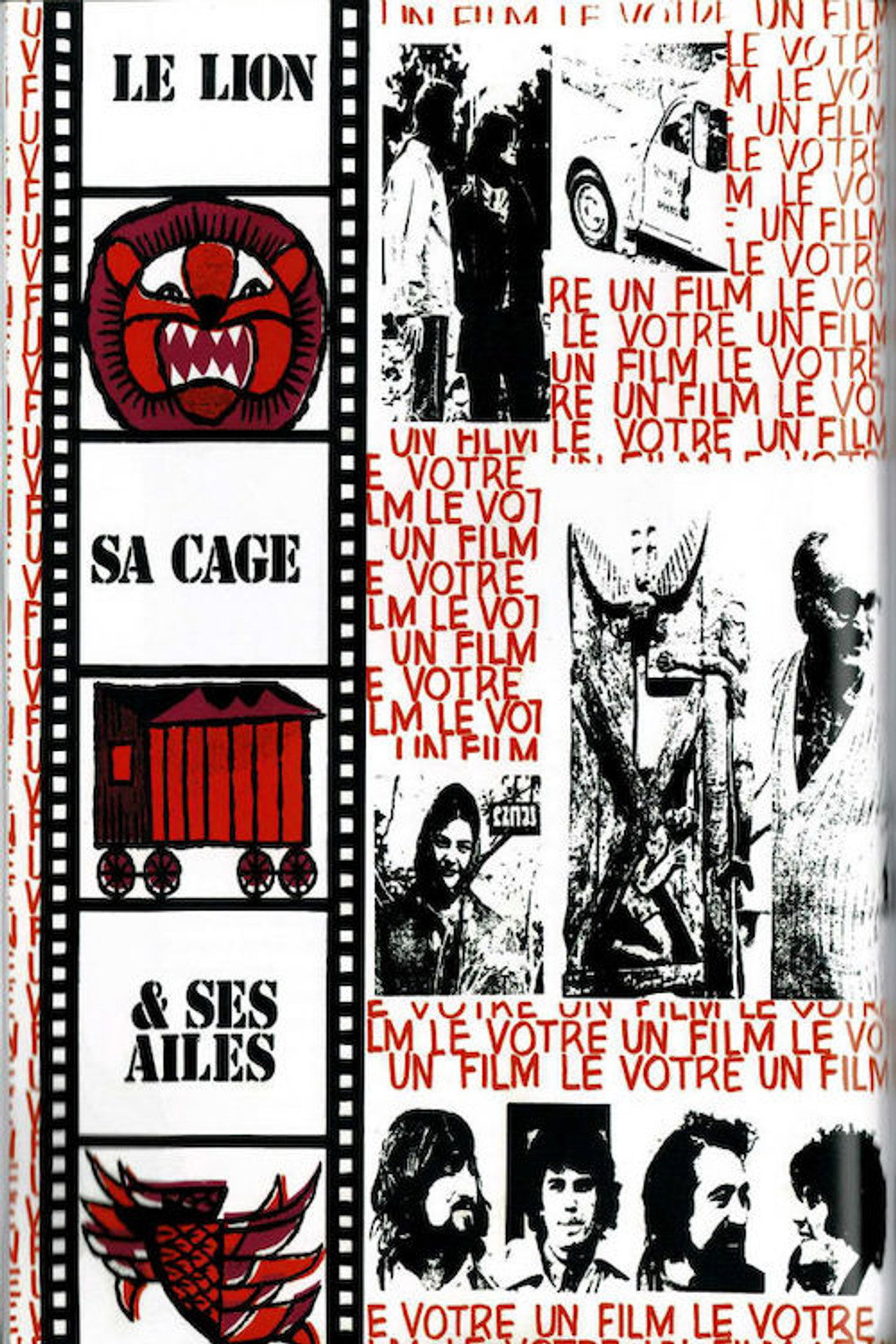 Le lion, sa cage et ses ailes filmaffisch