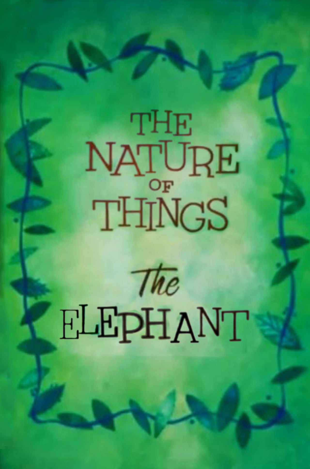 The Nature of Things: The Elephant Backdrop