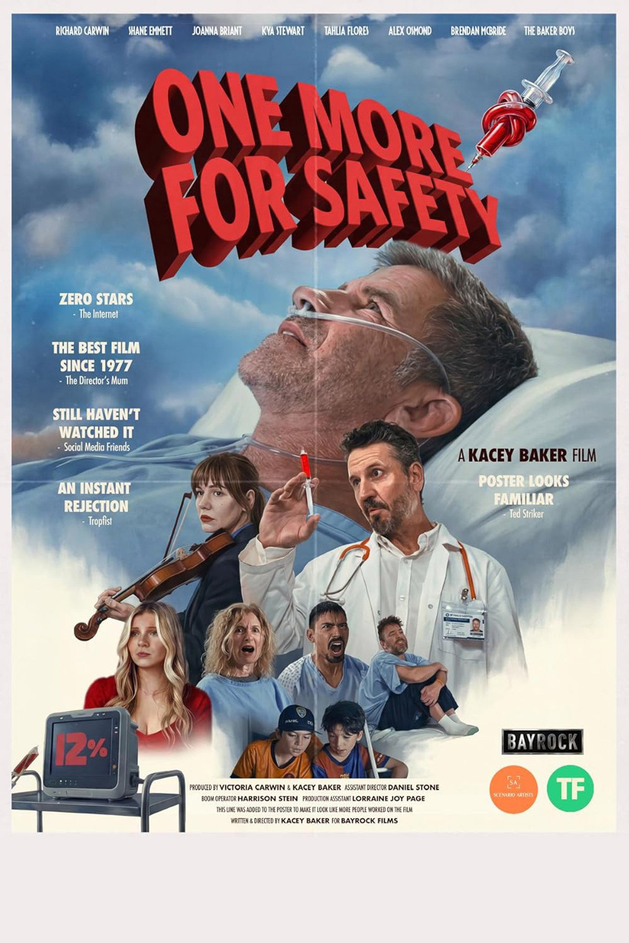One More for Safety Backdrop