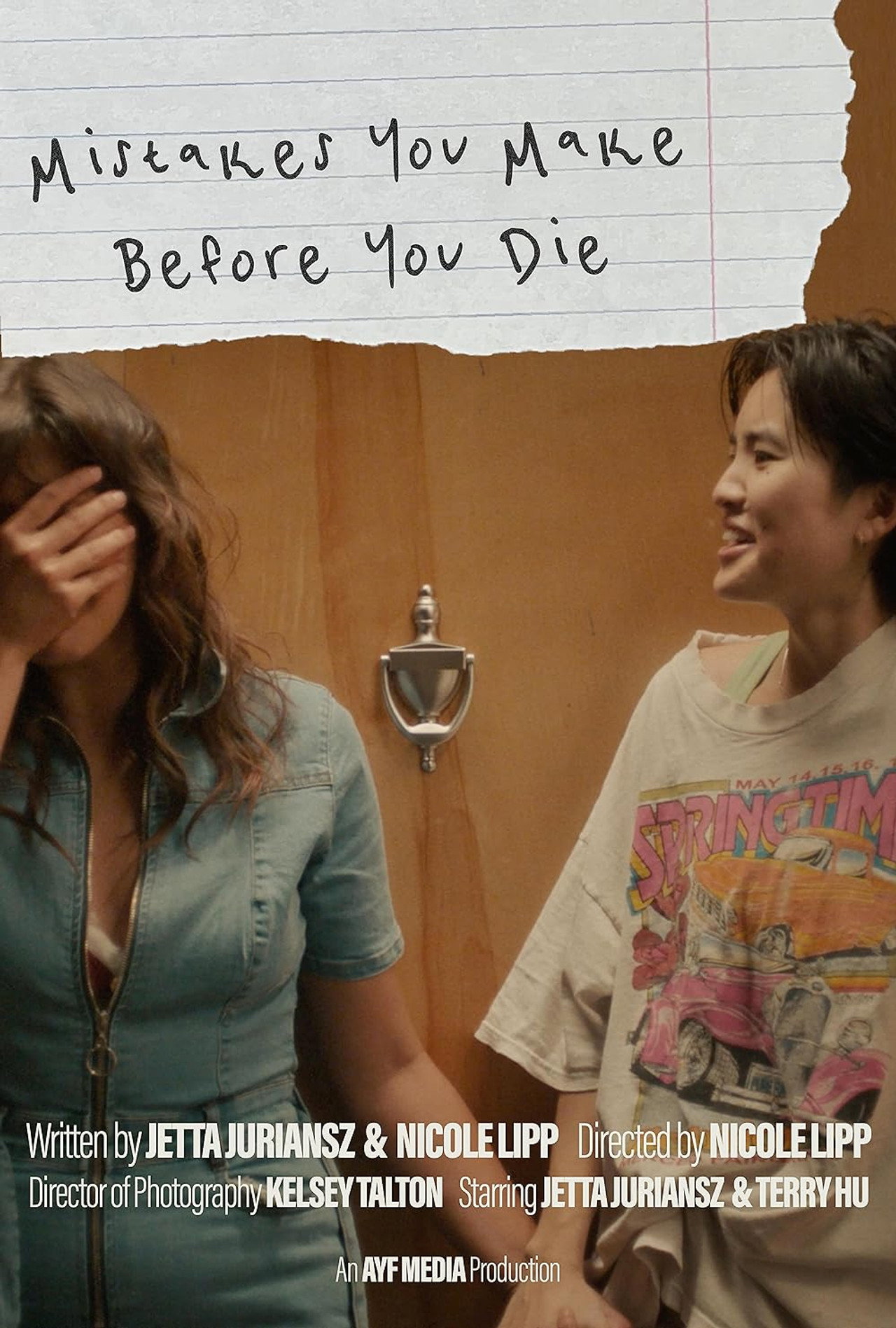 Mistakes You Make Before You Die filmaffisch