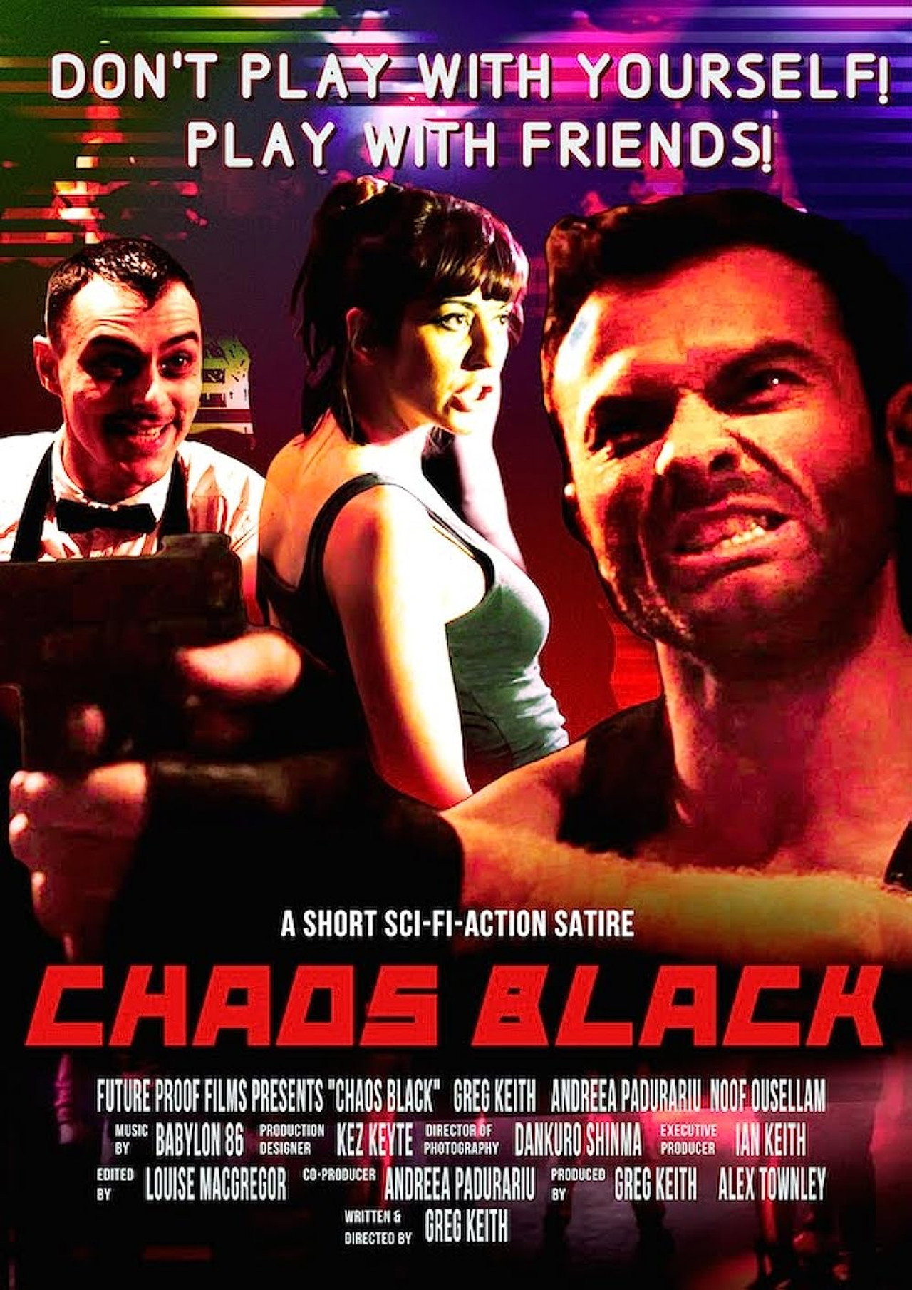 Chaos Black Backdrop