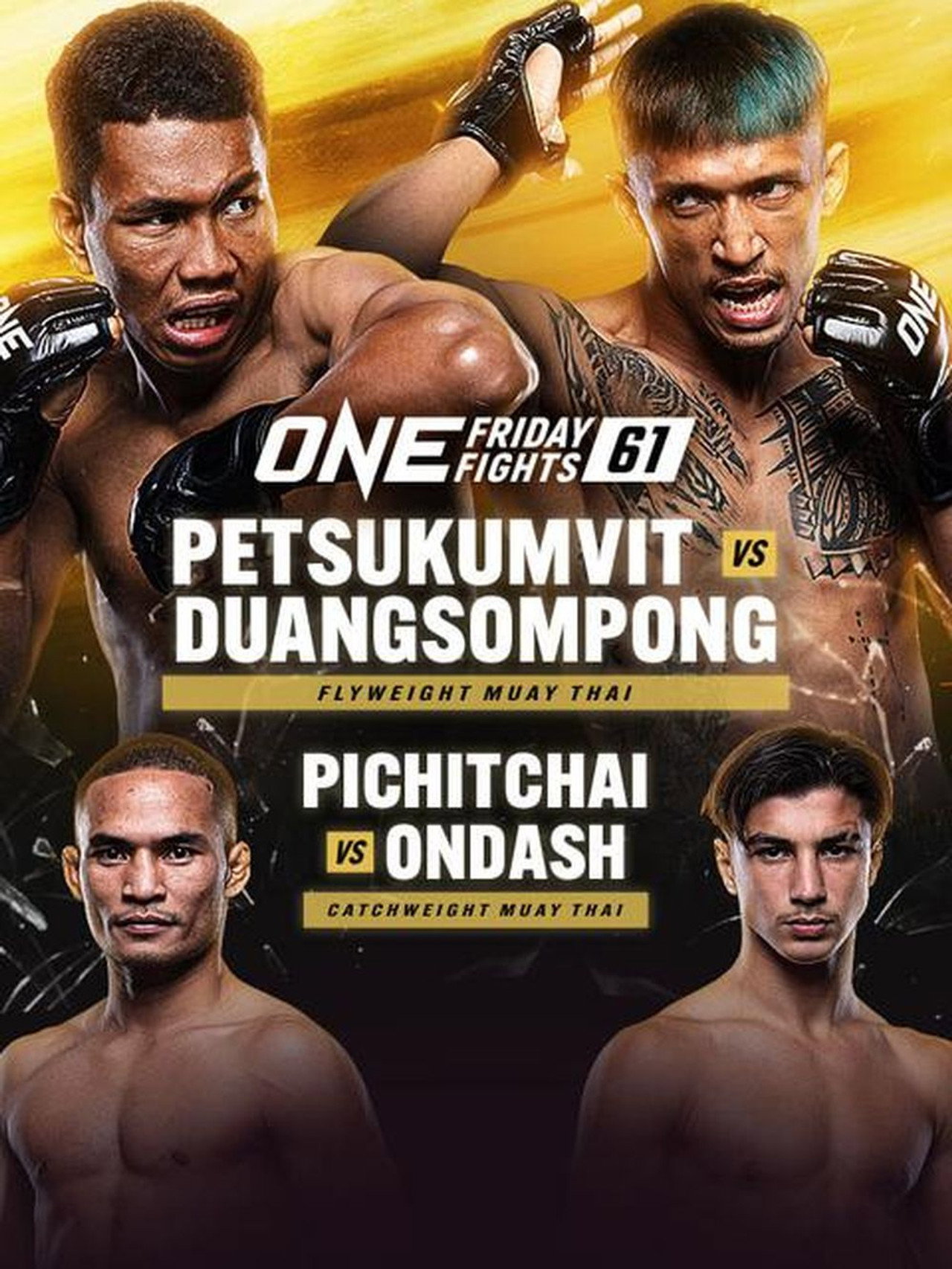 ONE Friday Fights 61: Petsukumvit vs. Duangsompong filmaffisch