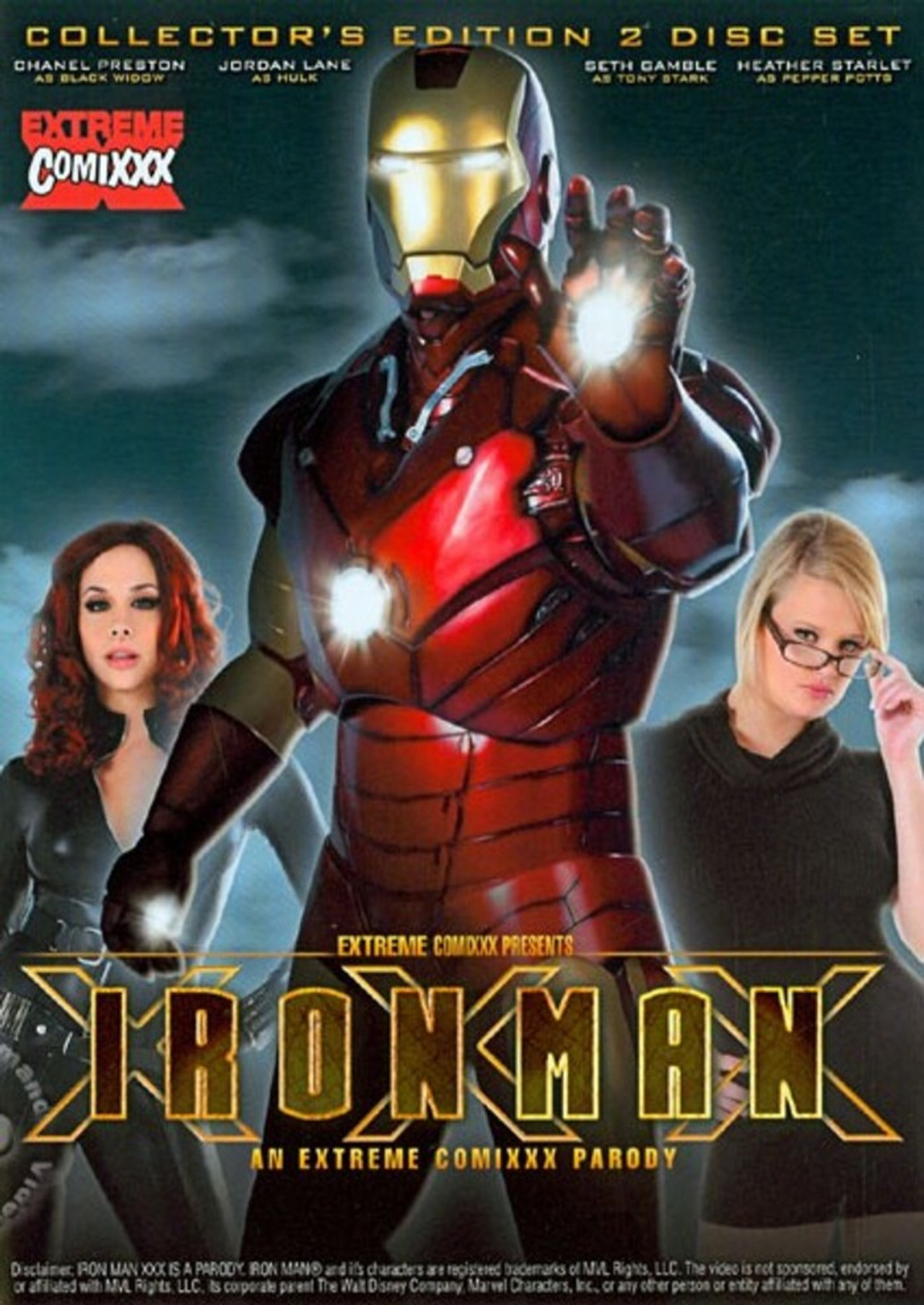 Iron Man XXX: An Extreme Comixxx Parody Backdrop