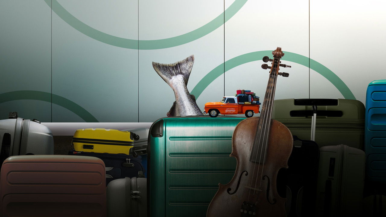 Inside Airport Lost & Found backdrop