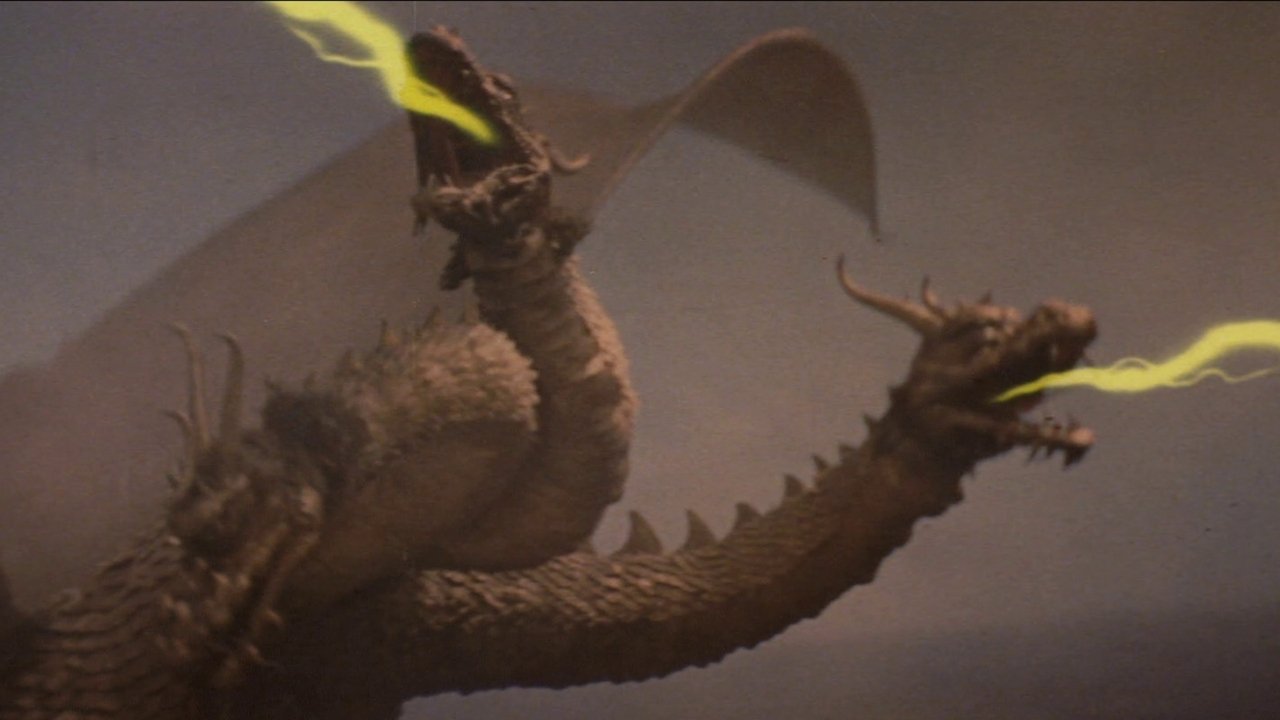 Scen från Godzilla vs. Ghidorah the Three Headed Monster