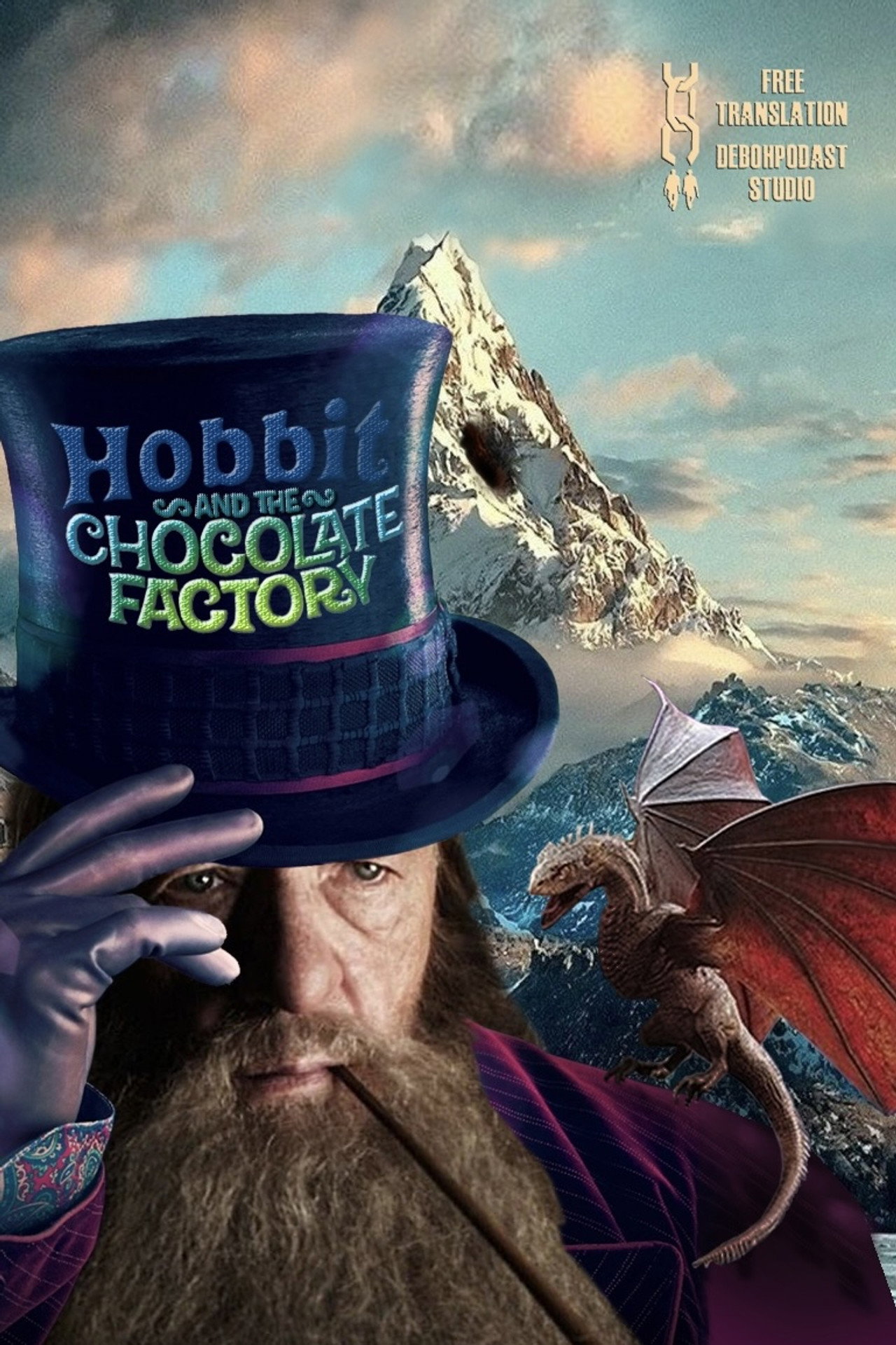 Хоббит и шоколадная фабрика Backdrop