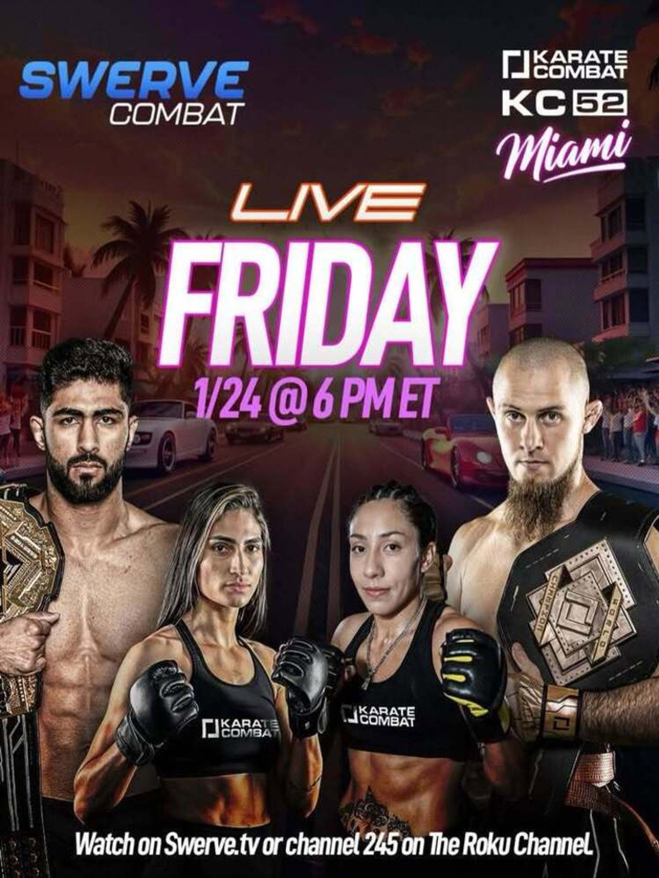 Karate Combat 52 poster