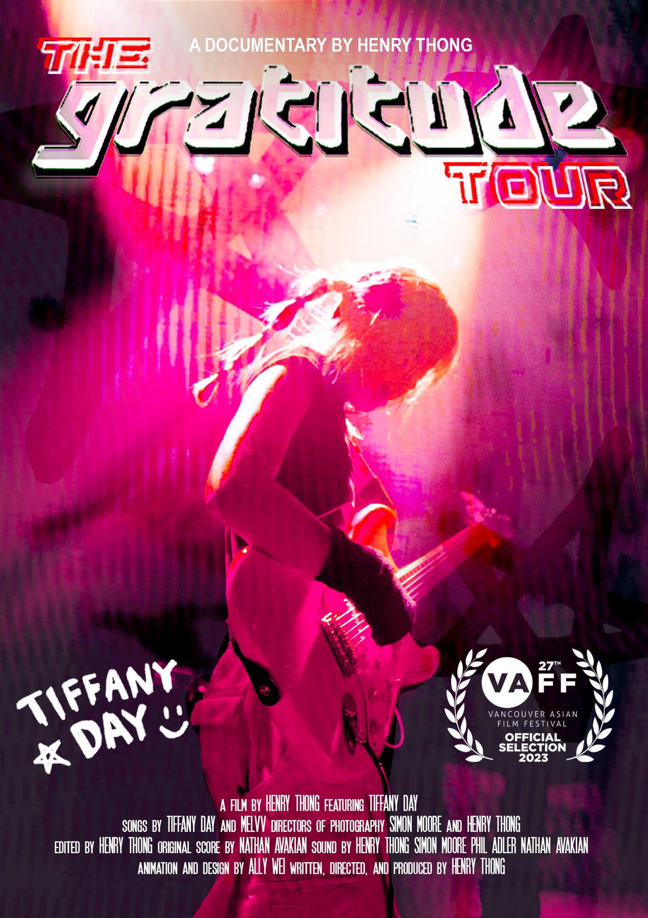 Tiffany Day: The Gratitude Tour Documentary filmaffisch