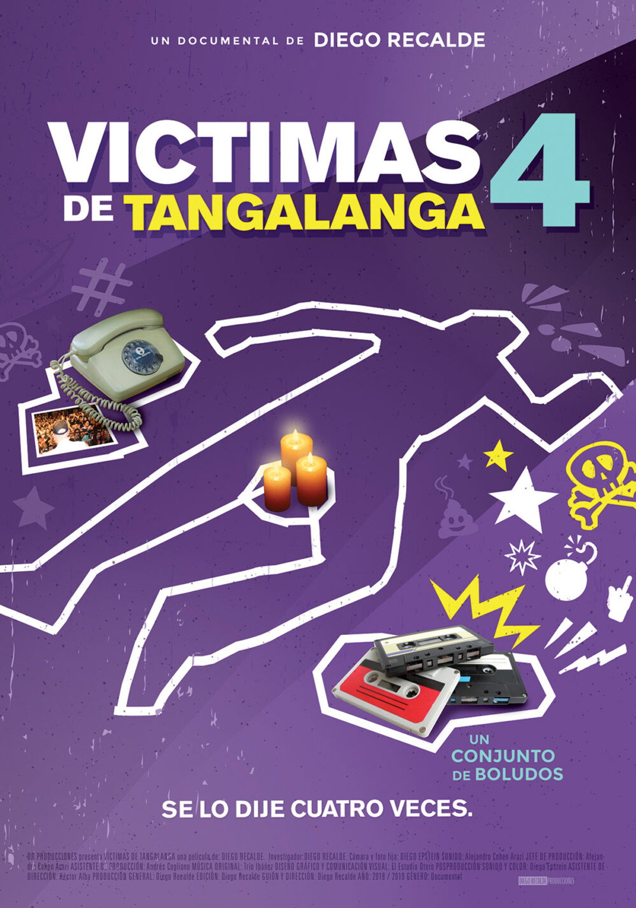 Víctimas de Tangalanga 4 filmaffisch