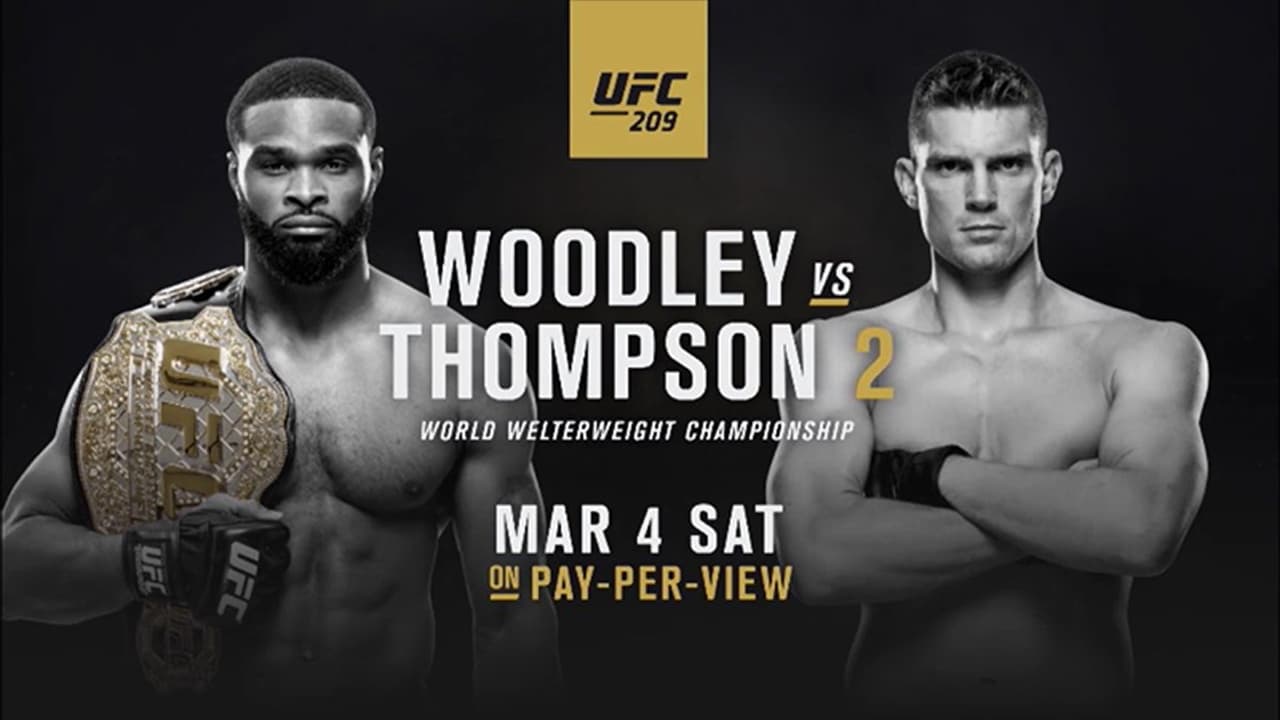 Scen från UFC 209: Woodley vs. Thompson 2