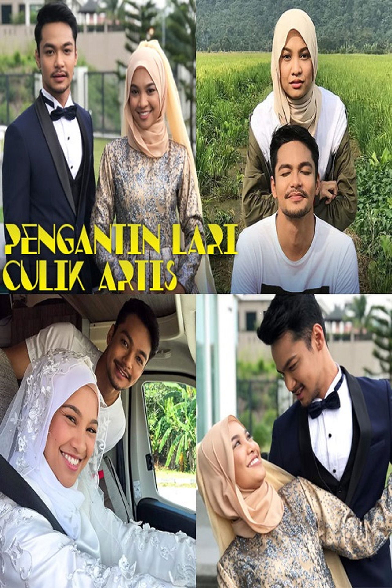Pengantin Lari Culik Artis Backdrop