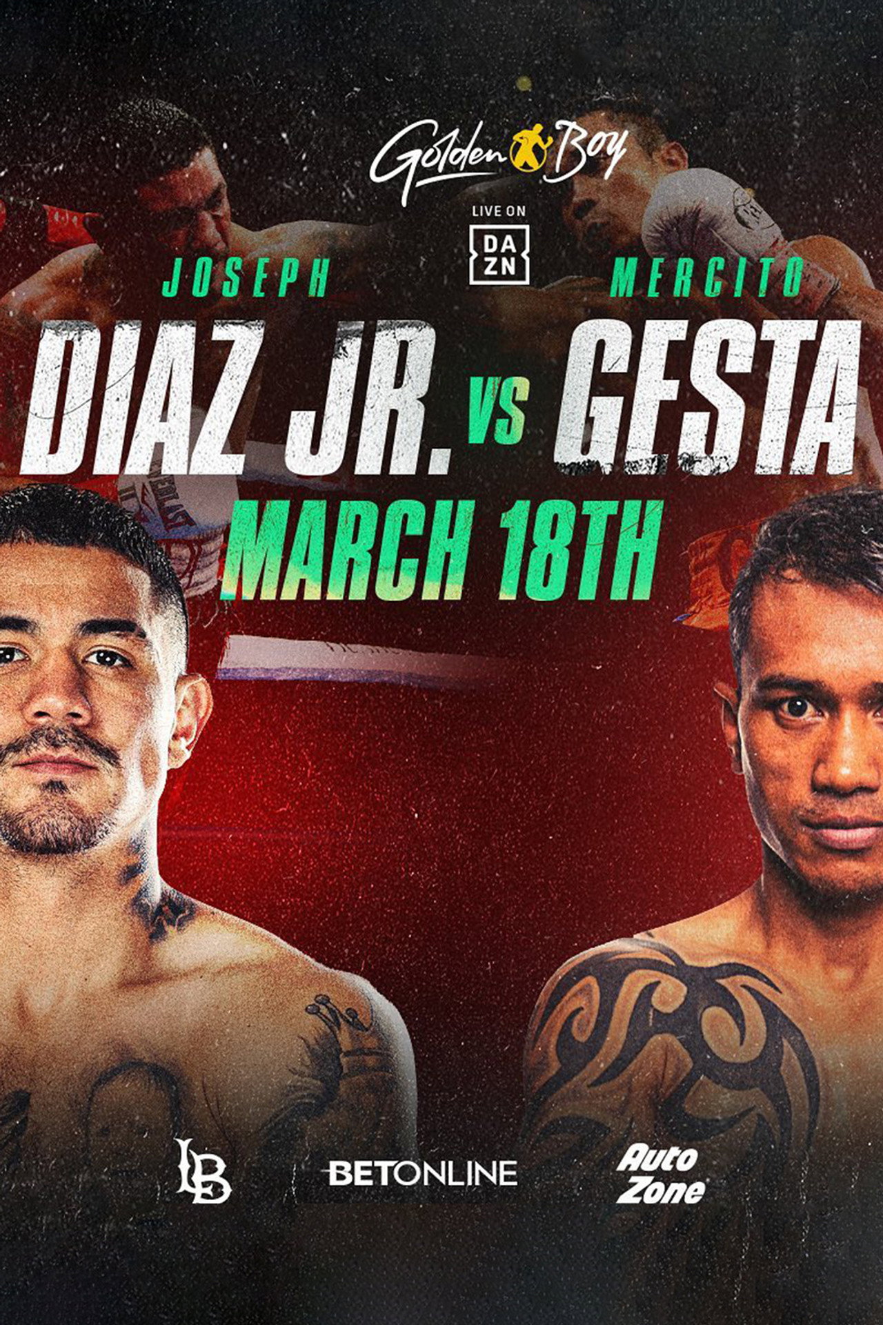 Joseph Diaz Jr vs. Mercito Gesta filmaffisch