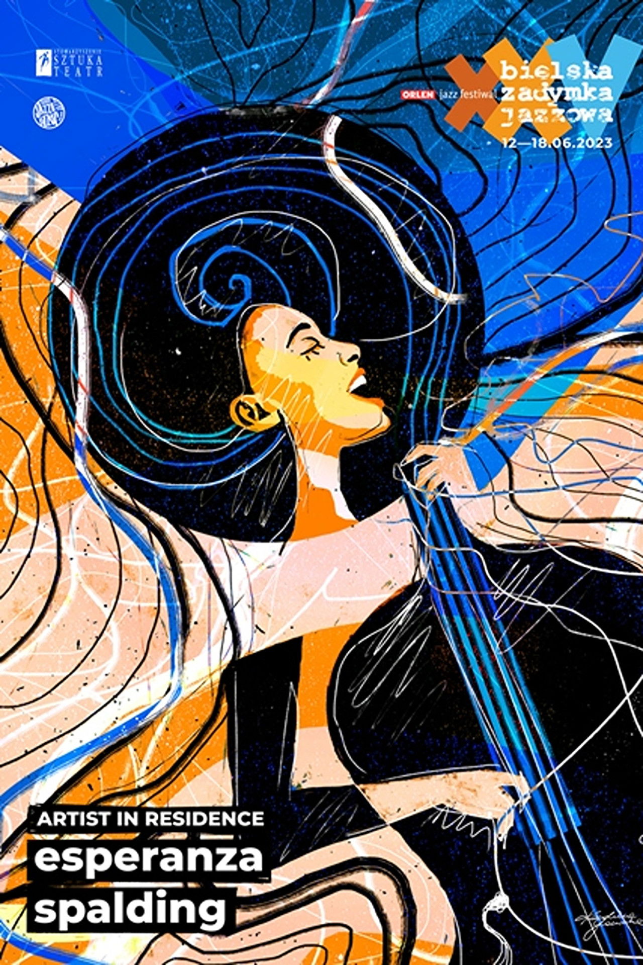 esperanza spalding: Homage to Wayne Shorter @ Bielska Zadymka Jazzowa 2023 Backdrop