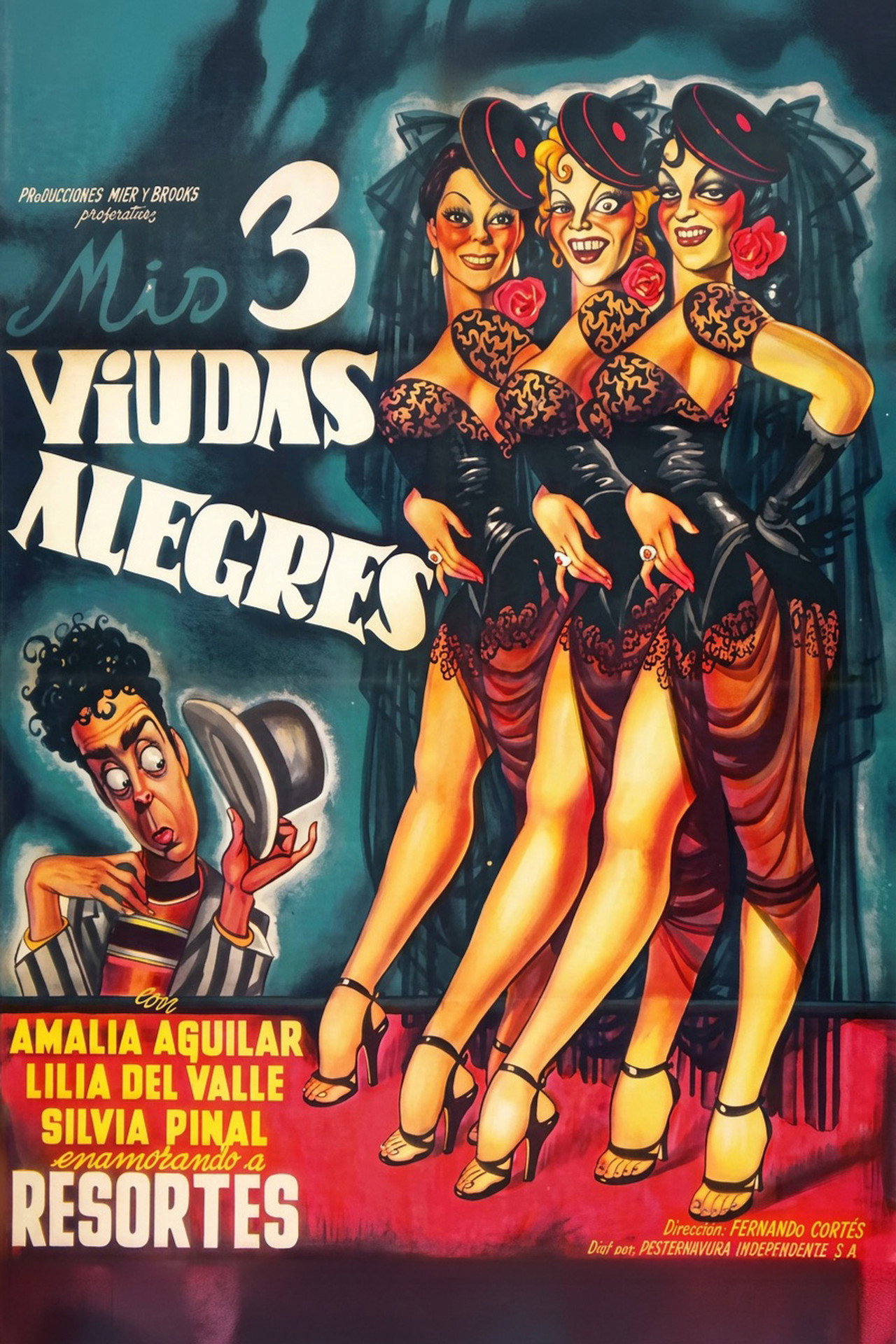Mis tres viudas alegres filmaffisch