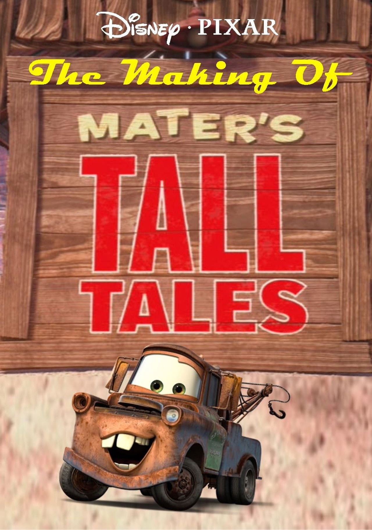 The Making of Mater's Tall Tales Backdrop