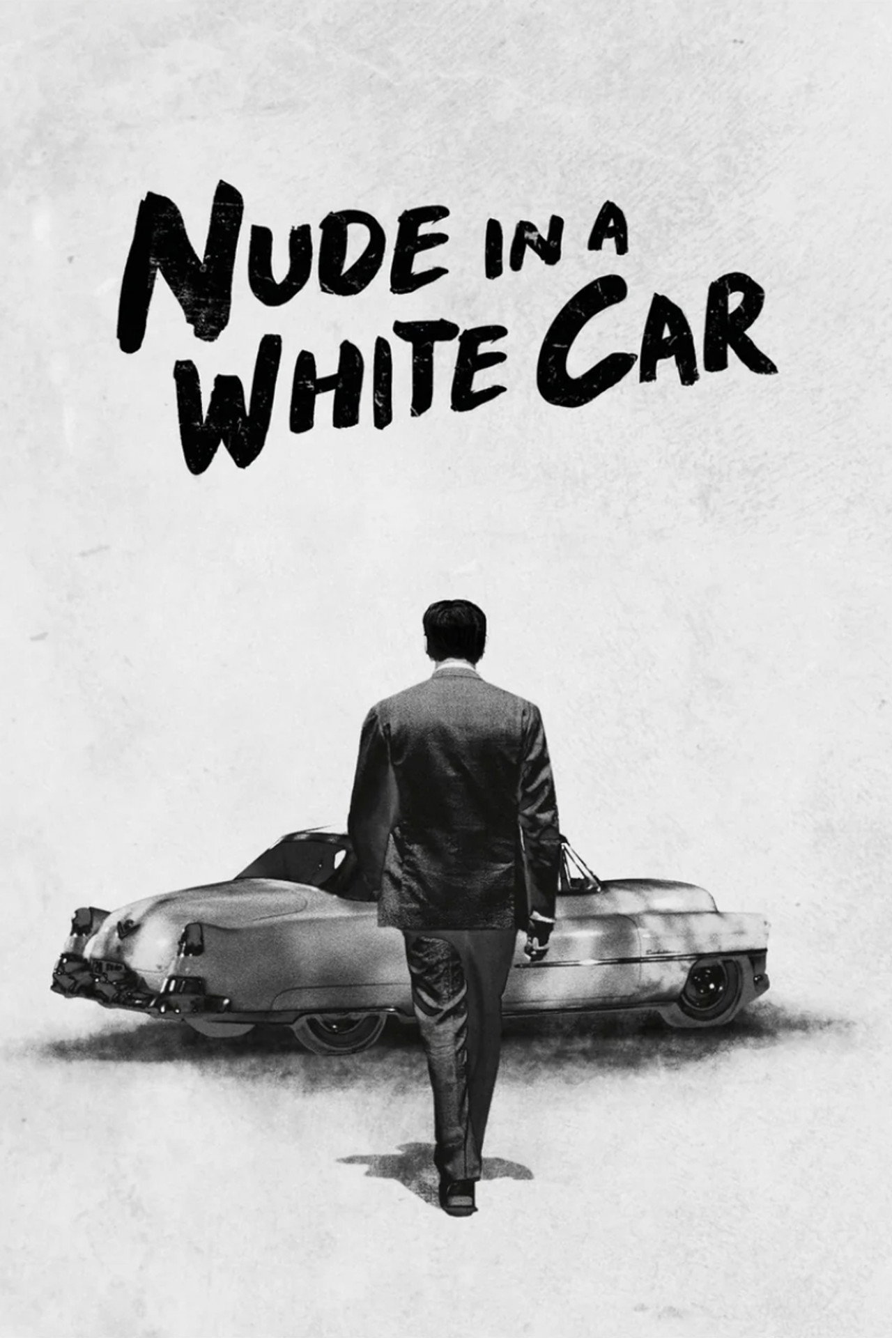 Blonde in a White Car