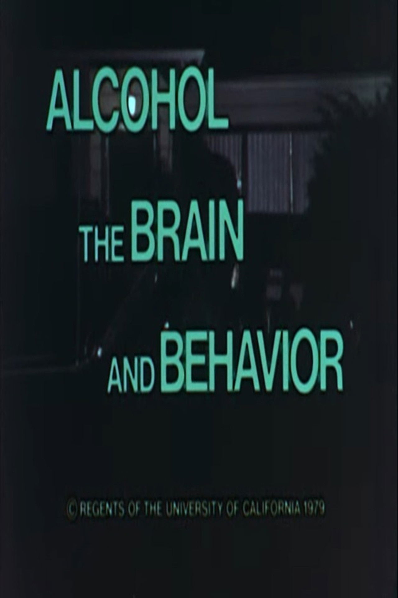 Alcohol, the Brain and Behavior poster