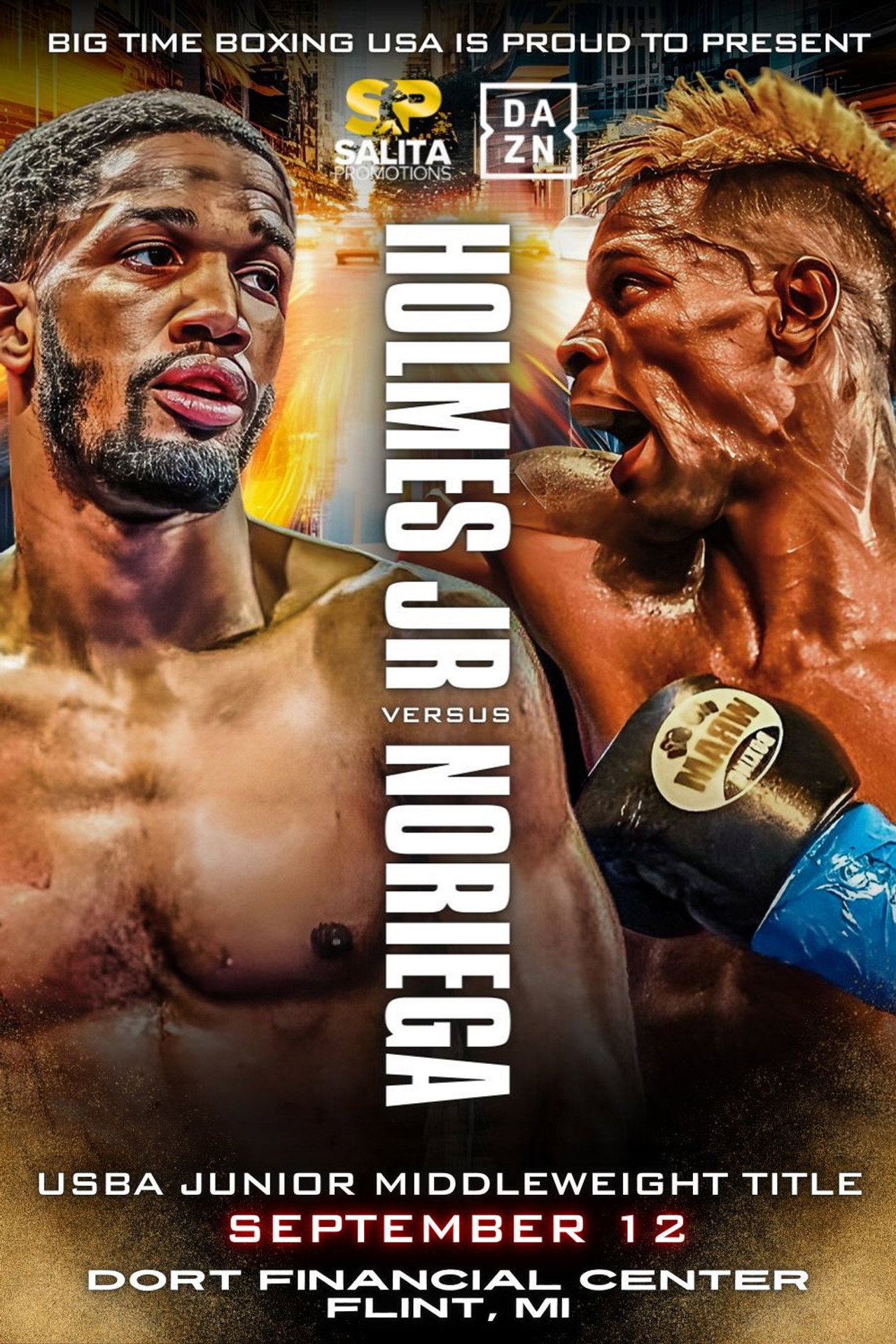 Ardreal Holmes Jr. vs. Hugo Noriega filmaffisch