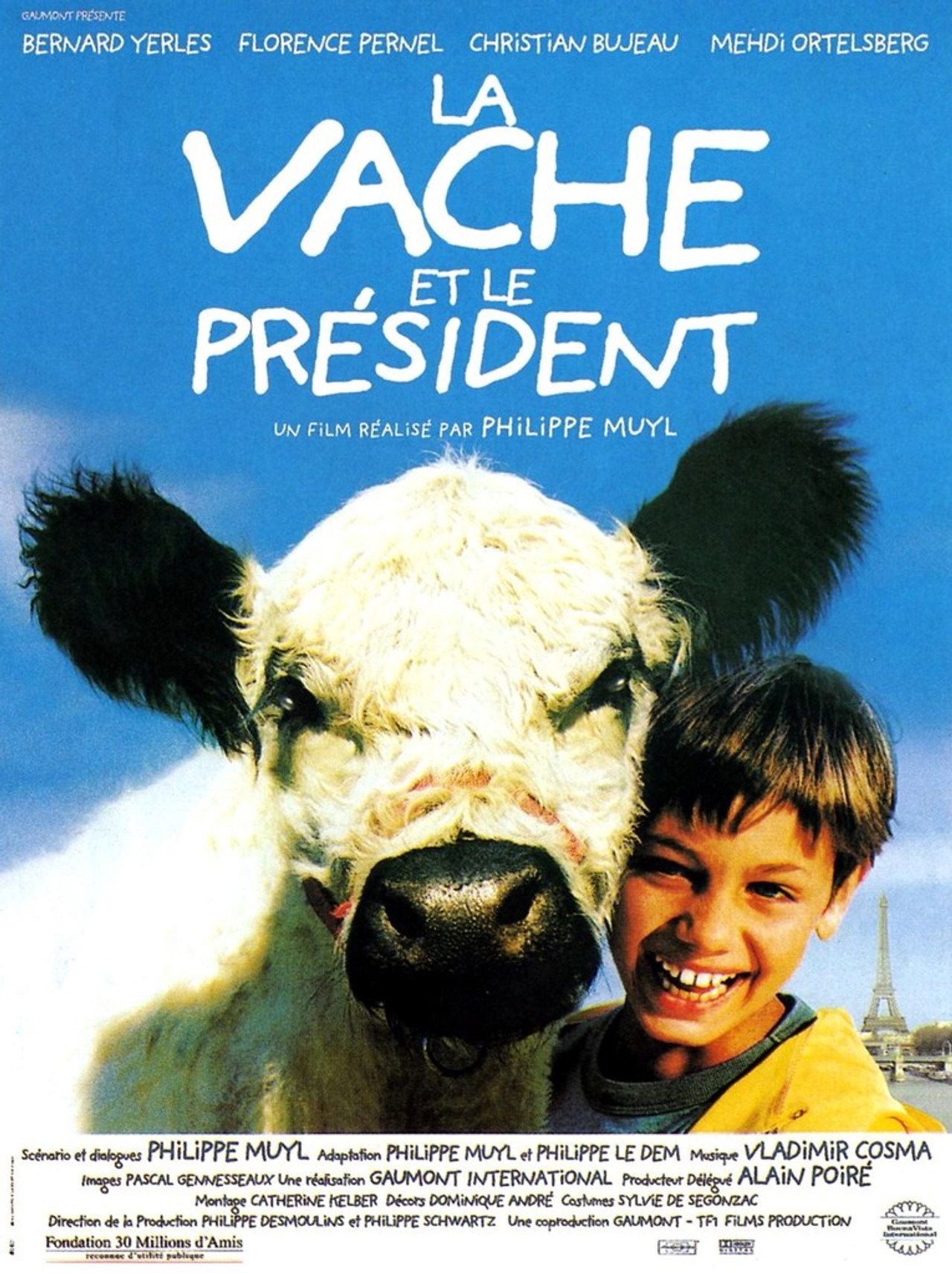 La Vache et le Président filmaffisch