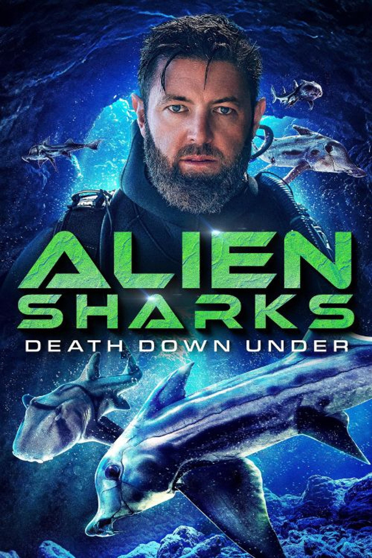 Alien Sharks: Death Down Under filmaffisch