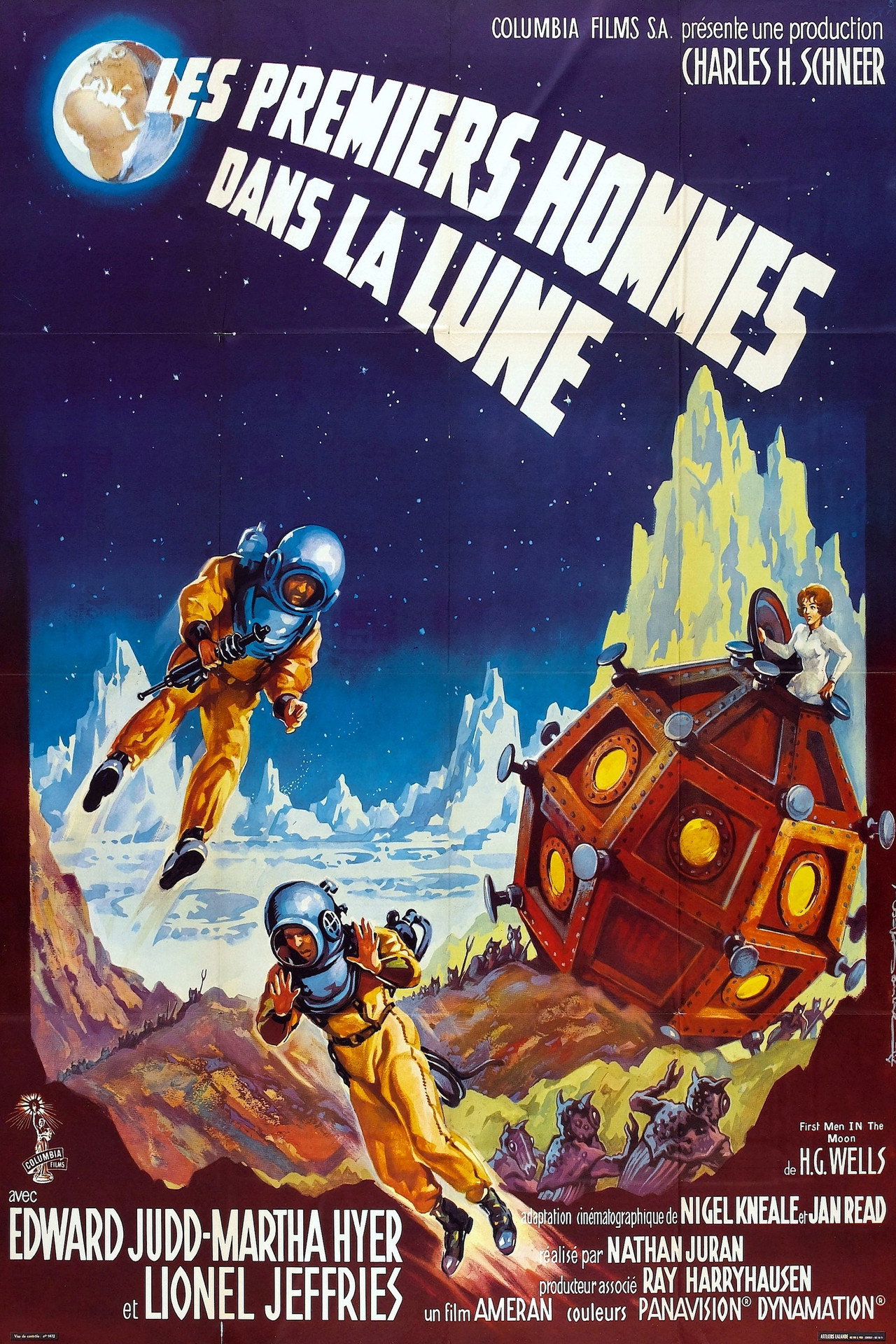Les premiers hommes dans la lune poster