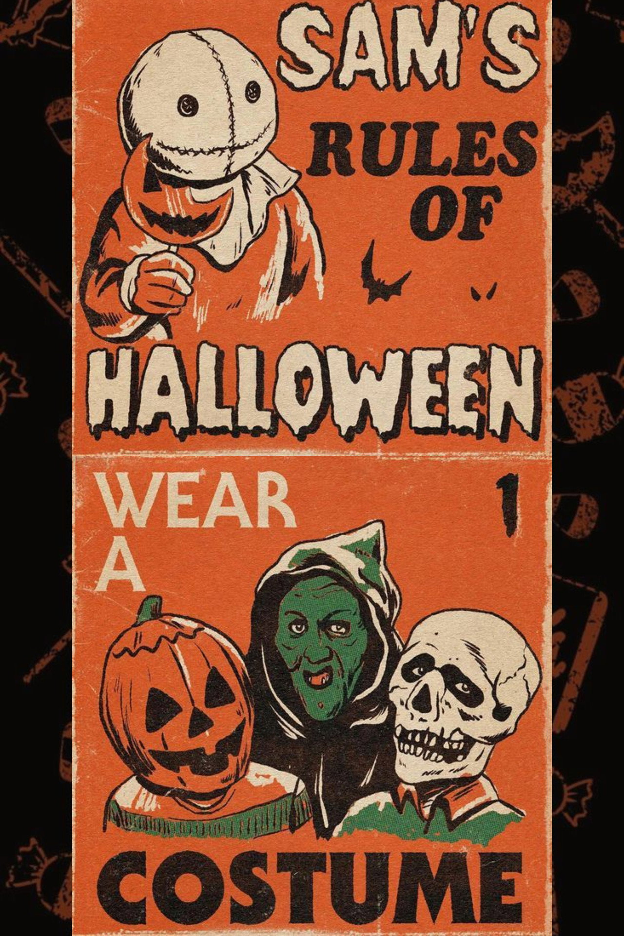 Trick 'r Treat Rule #1: Wear a Costume filmaffisch