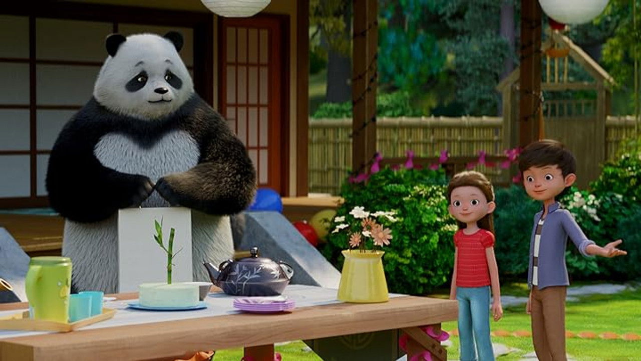 Sereno: O Panda Zen backdrop