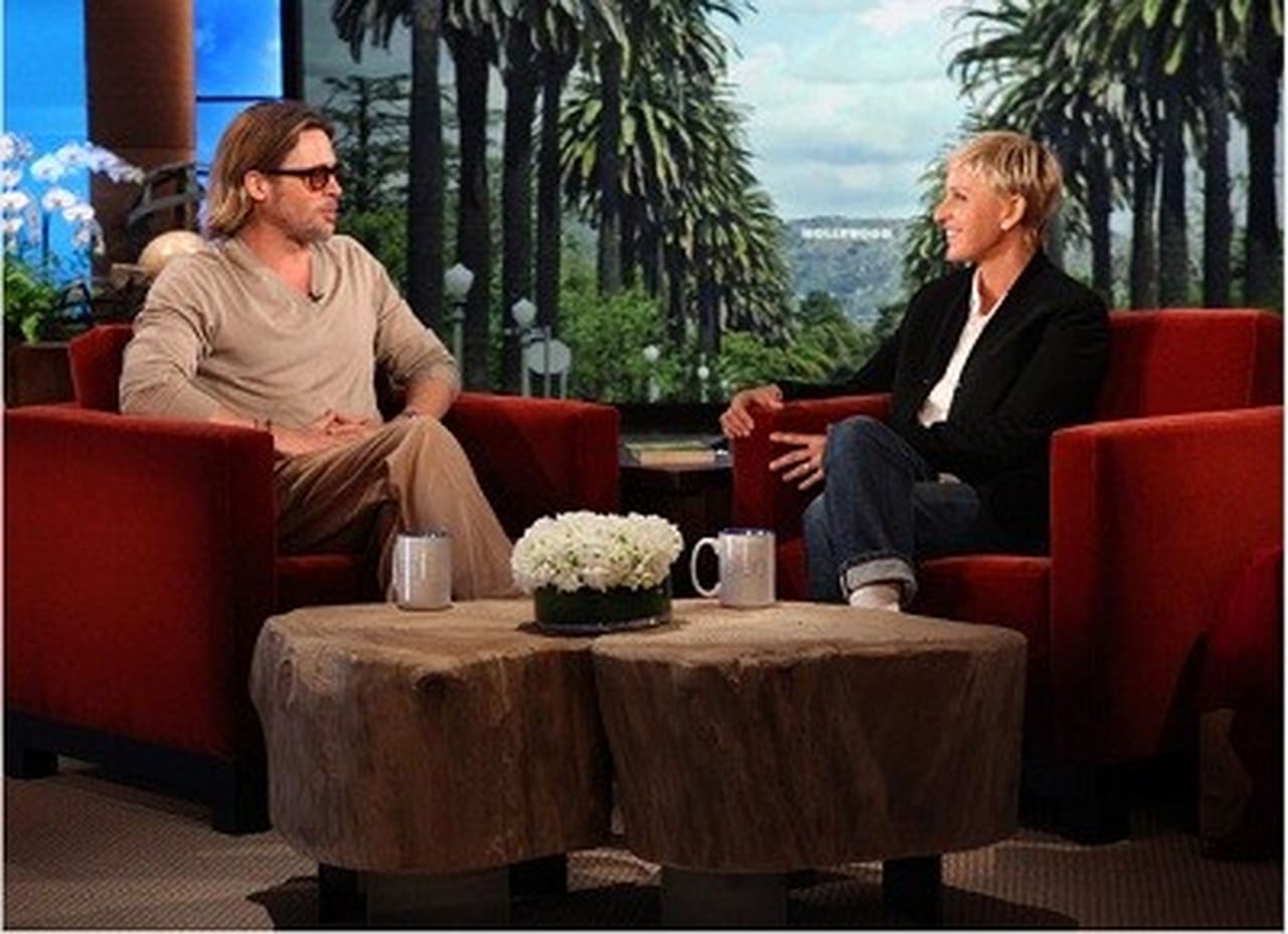 The Ellen DeGeneres Show - Season 9 Episode 9 : Brad Pitt, Chris Pratt, Kelly Clarkson