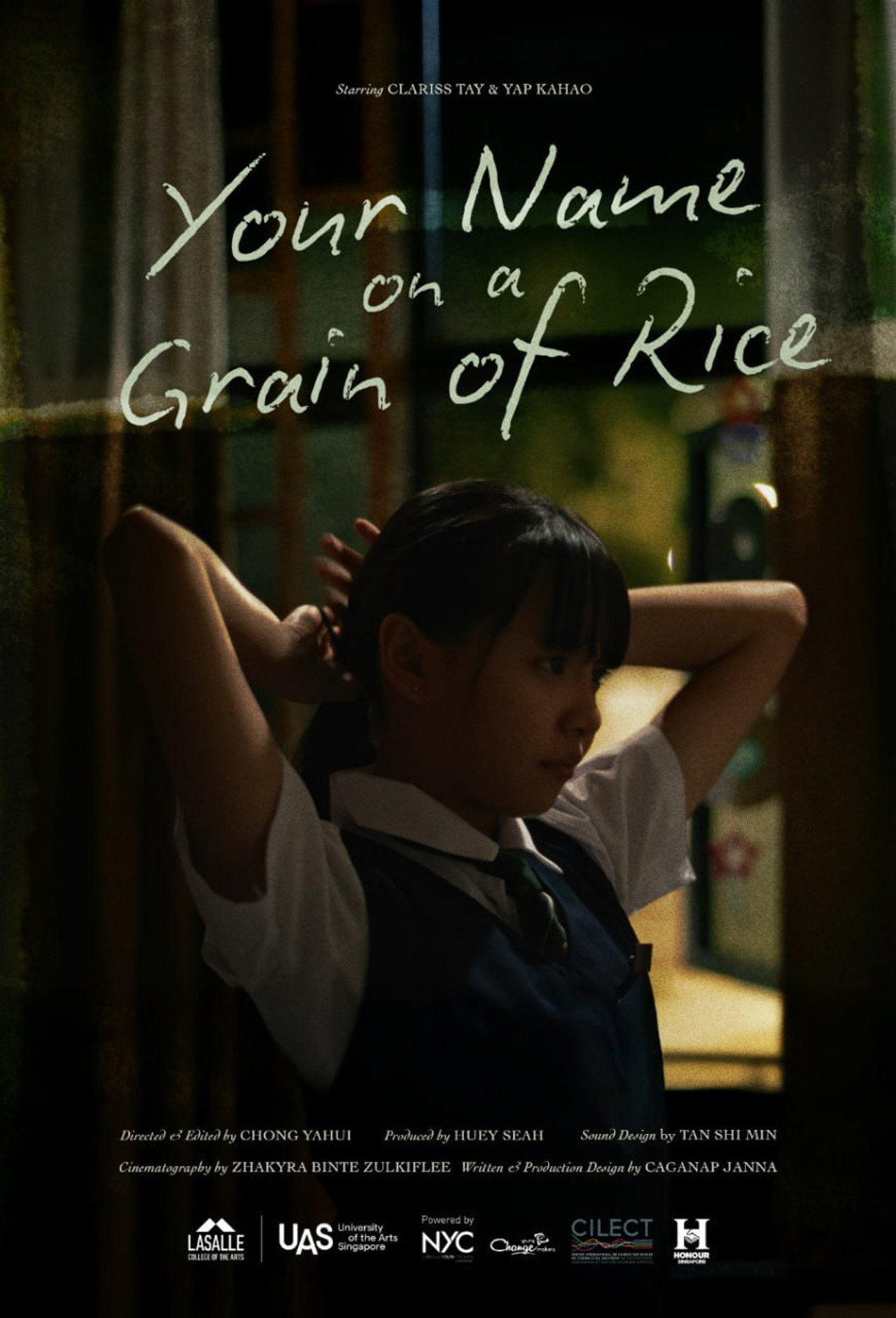 Your Name on a Grain of Rice Backdrop