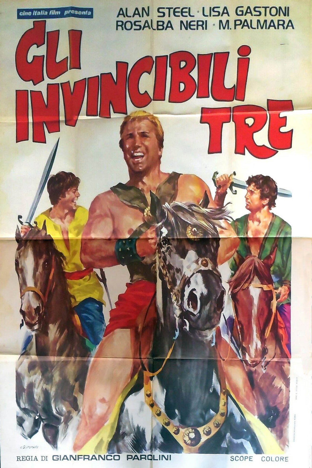 Gli invincibili tre filmaffisch