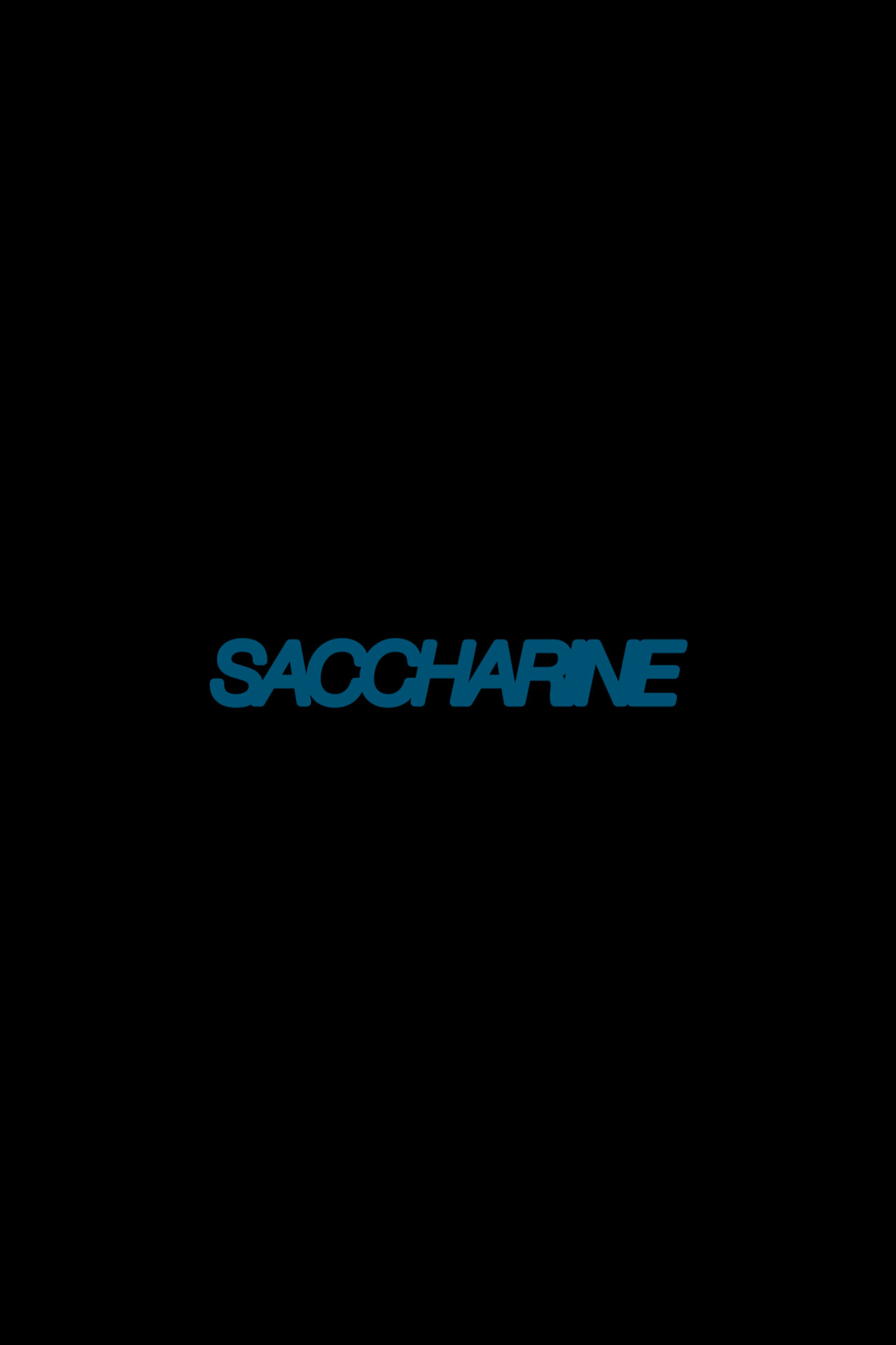 Saccharine poster
