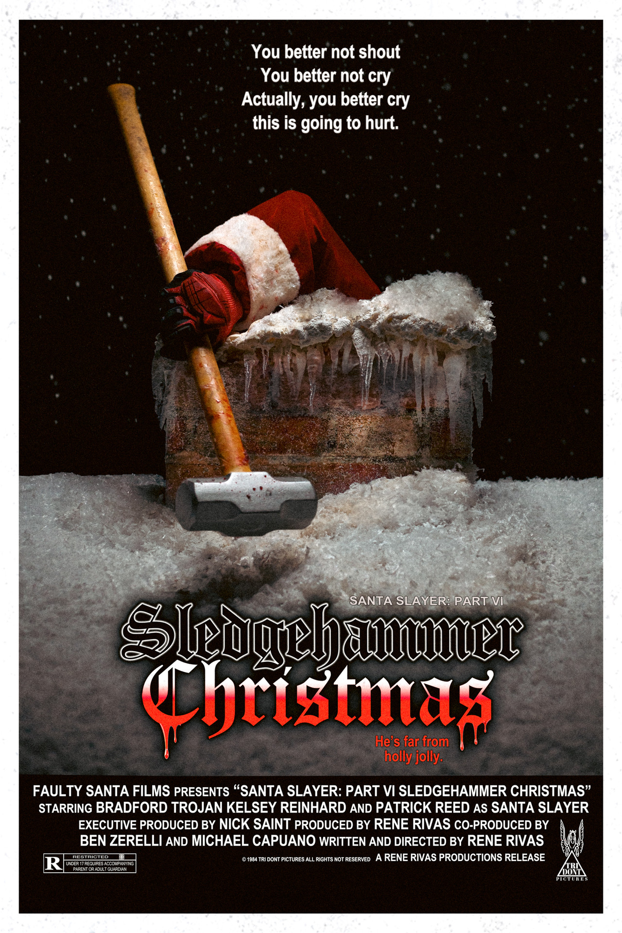 Sledgehammer Christmas Backdrop