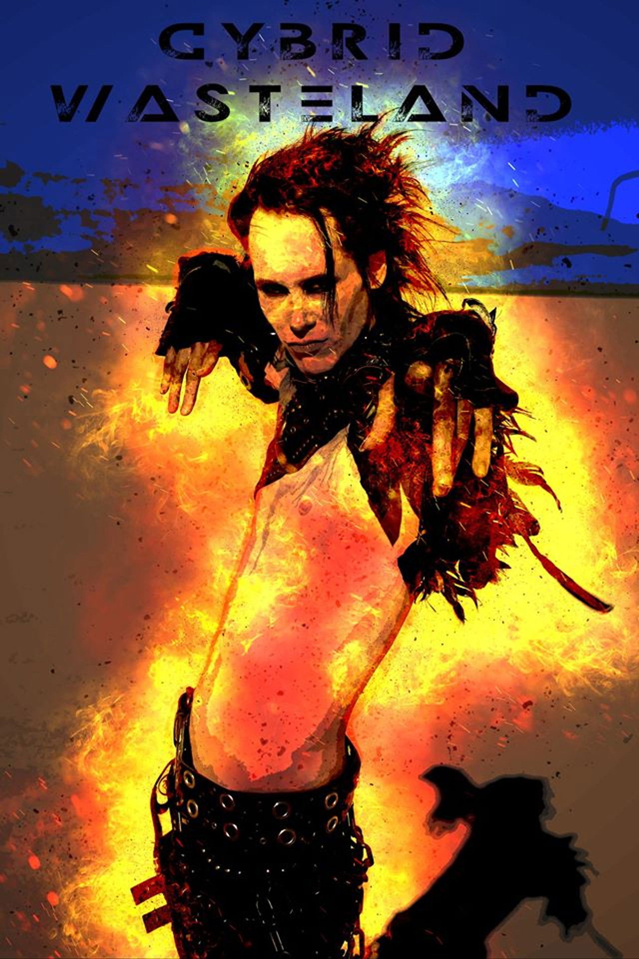 Cybrid Wasteland Backdrop