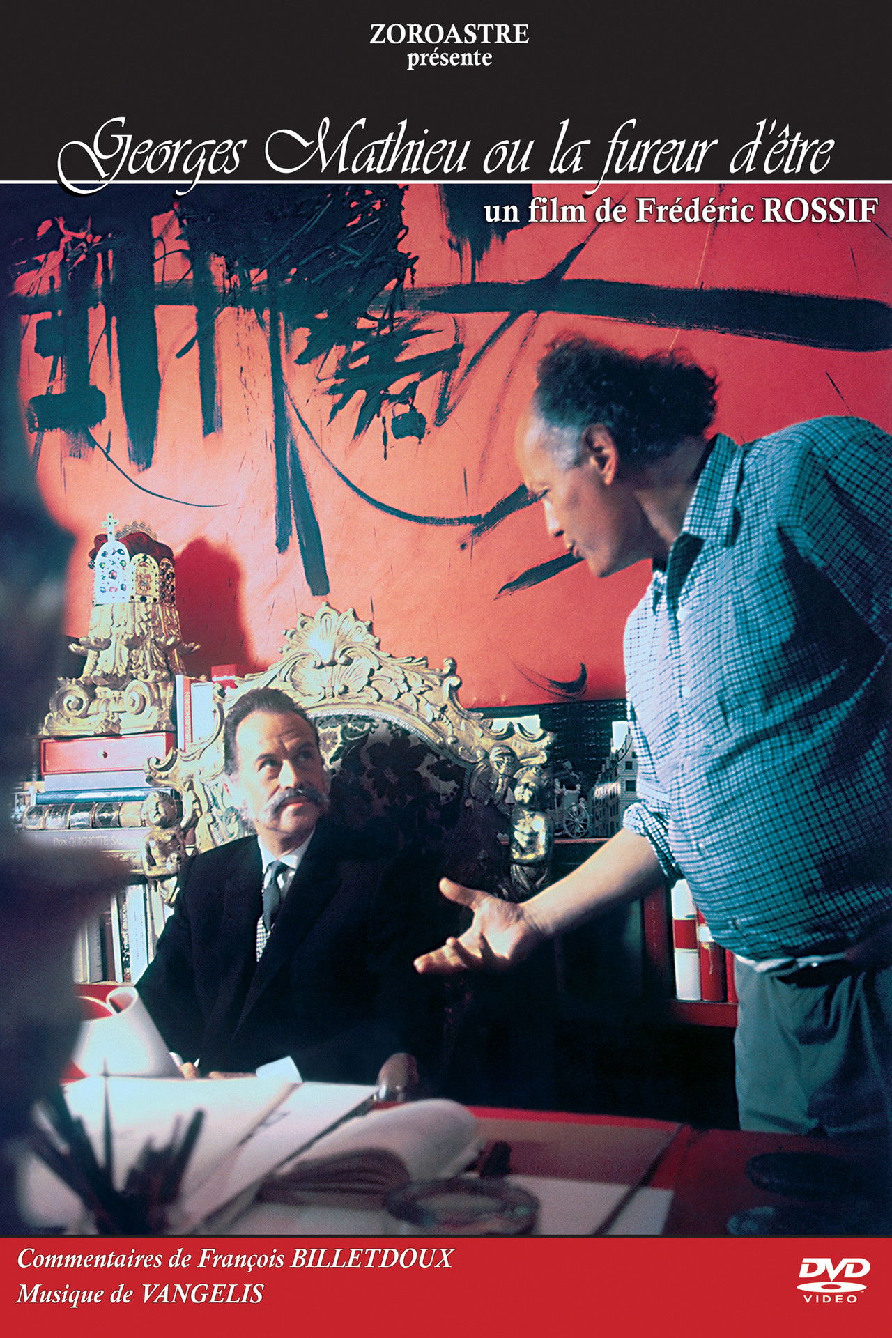 Georges Mathieu or the Fury of Being Backdrop