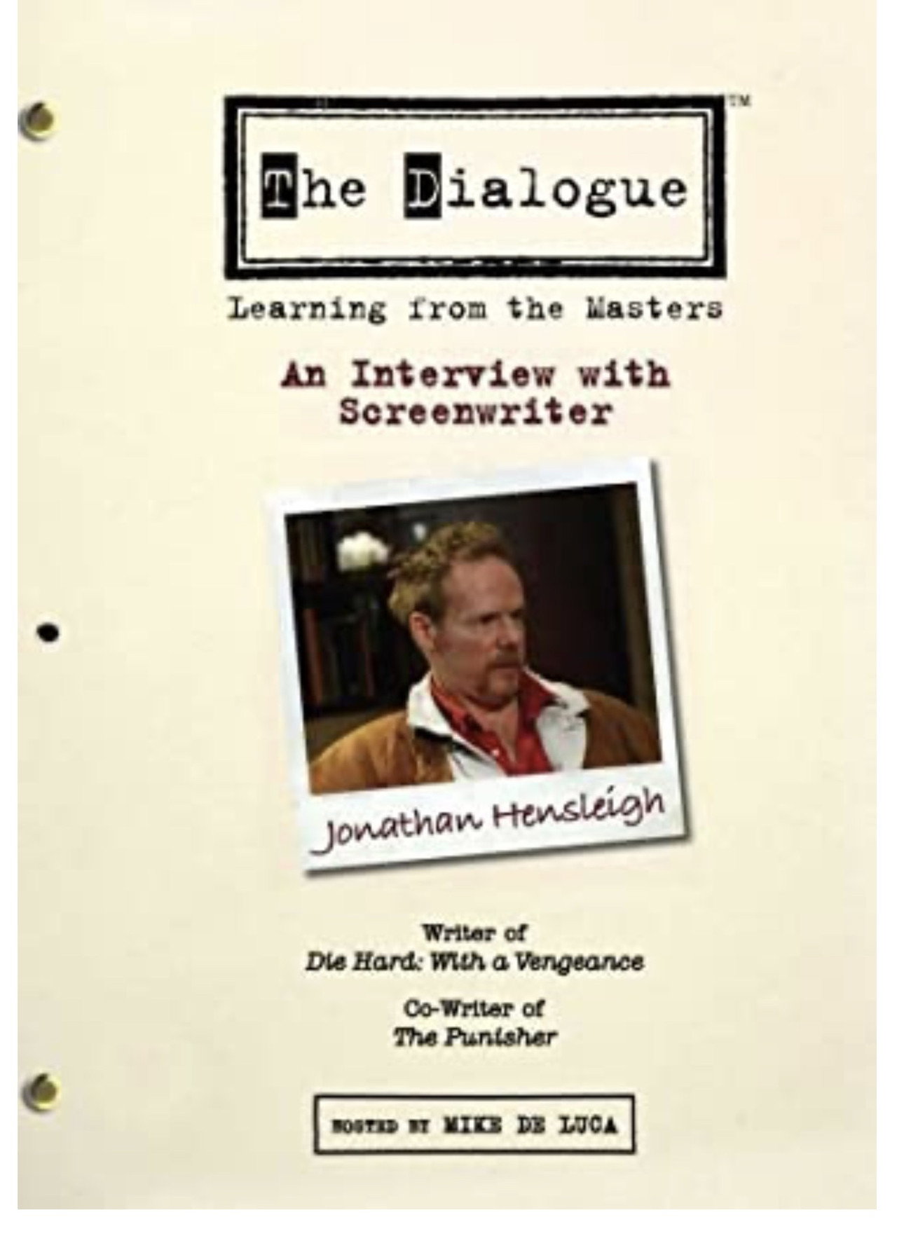 The Dialogue: An Interview with Screenwriter Jonathan Hensleigh Backdrop