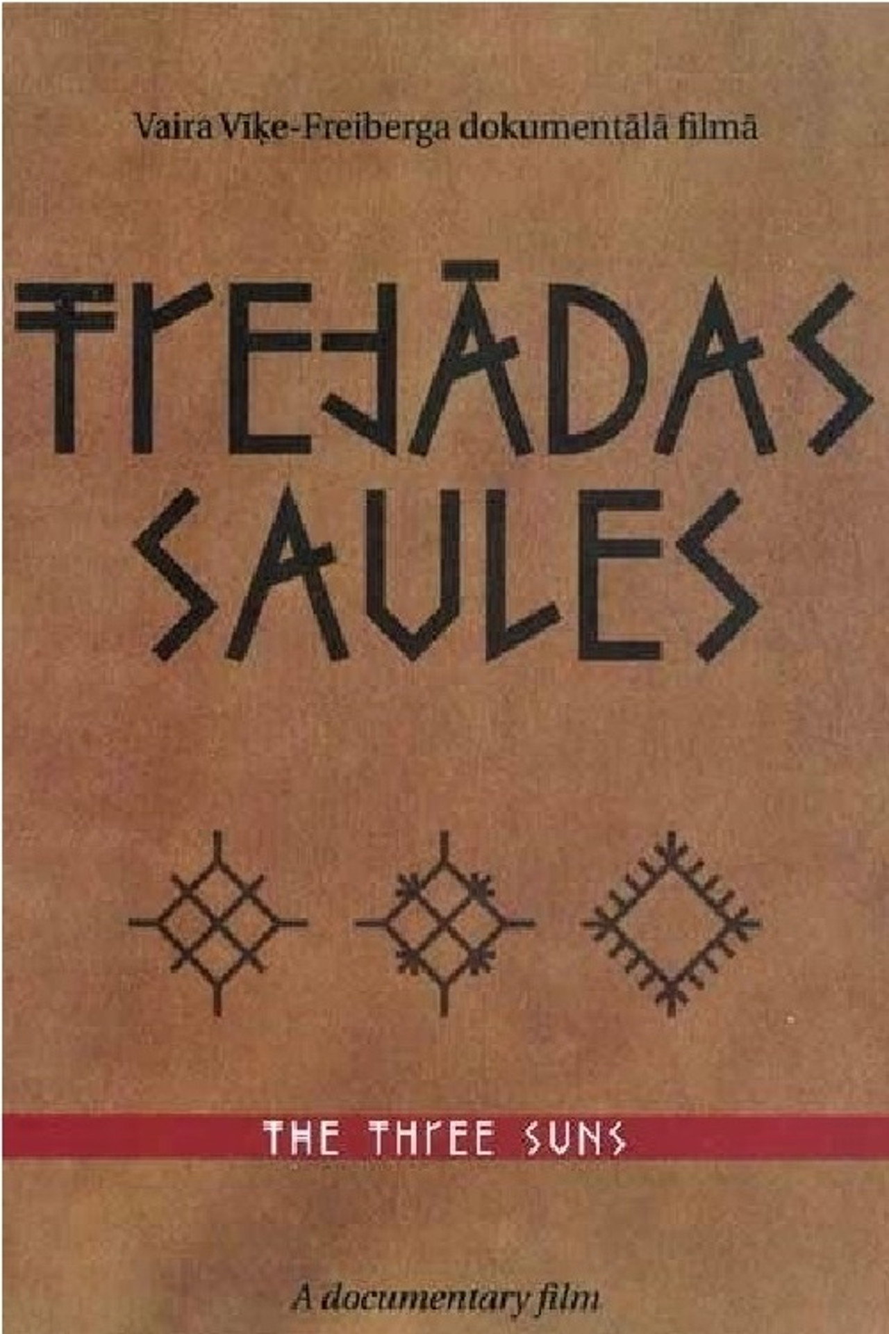 Trejādas saules filmaffisch