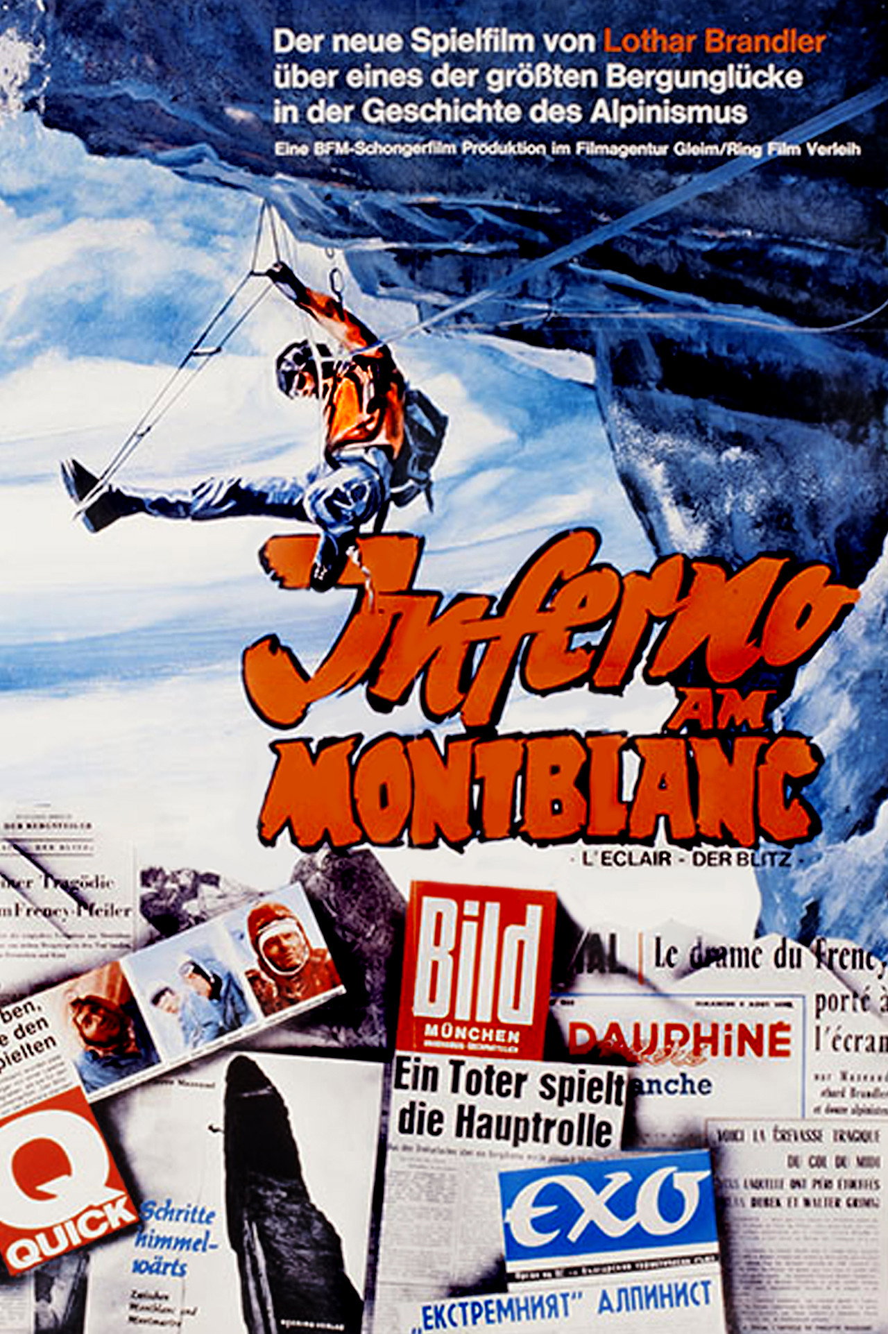 Inferno am Montblanc filmaffisch
