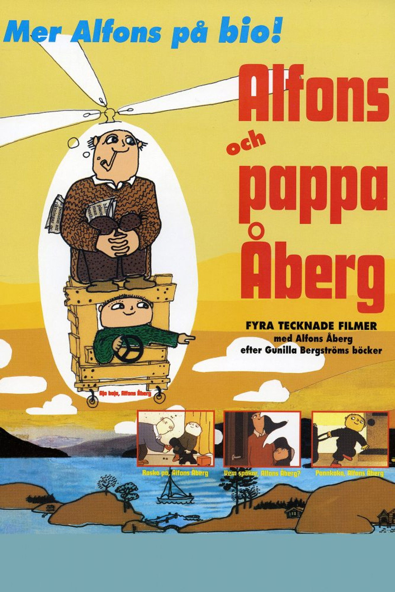 Alfons och pappa Åberg Backdrop