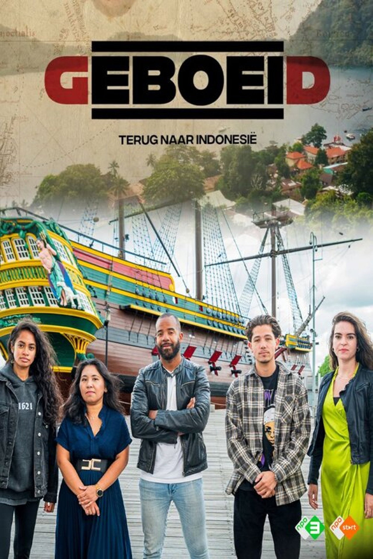 Geboeid - terug naar Indonesië affisch