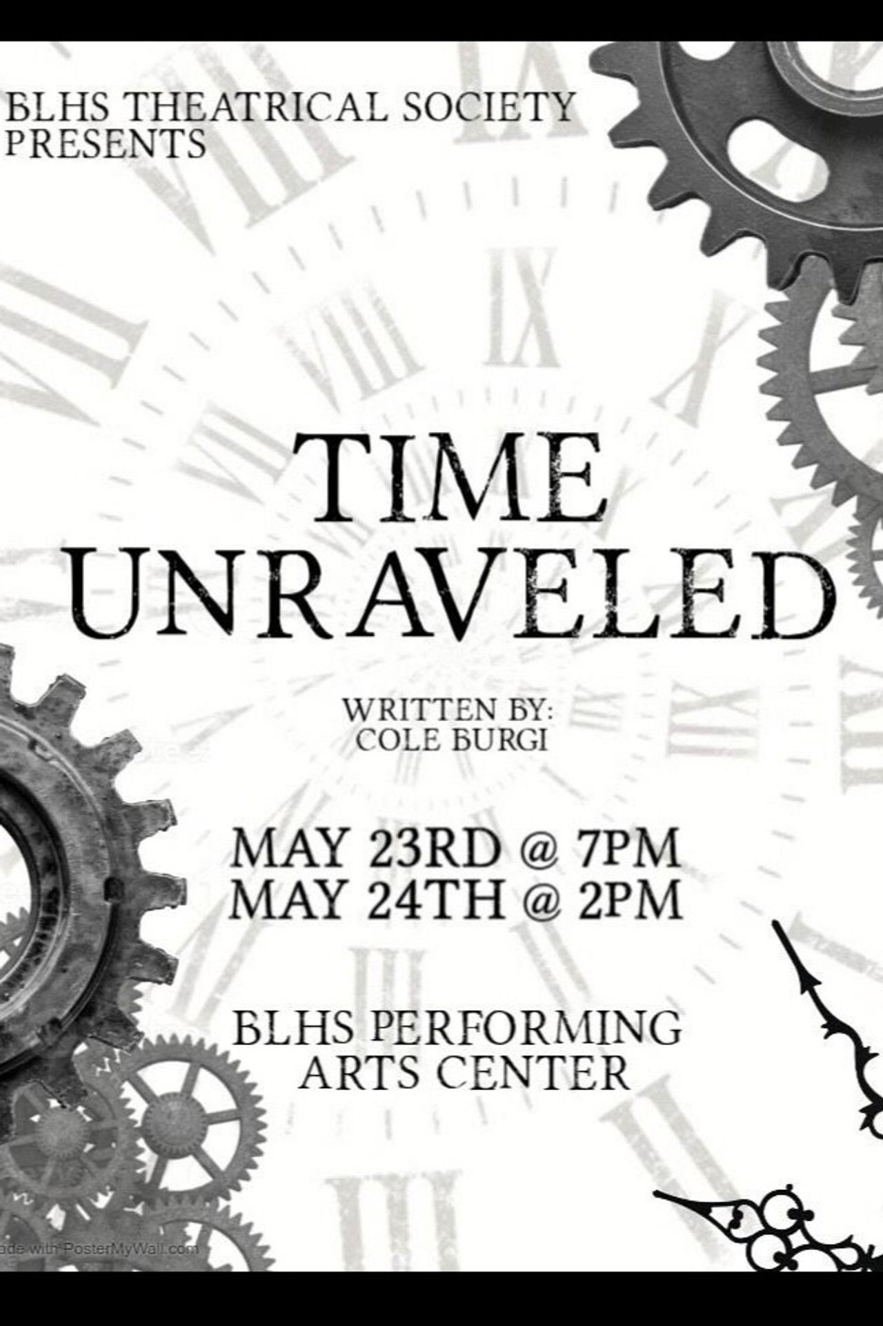 Time Unraveled Backdrop
