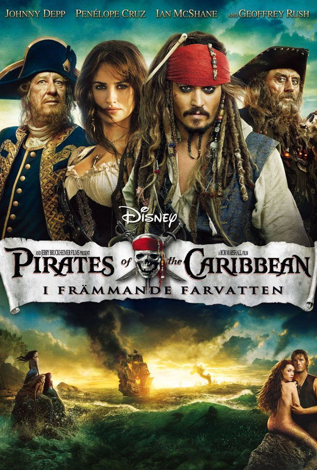 Pirates of the Caribbean: I främmande farvatten filmaffisch